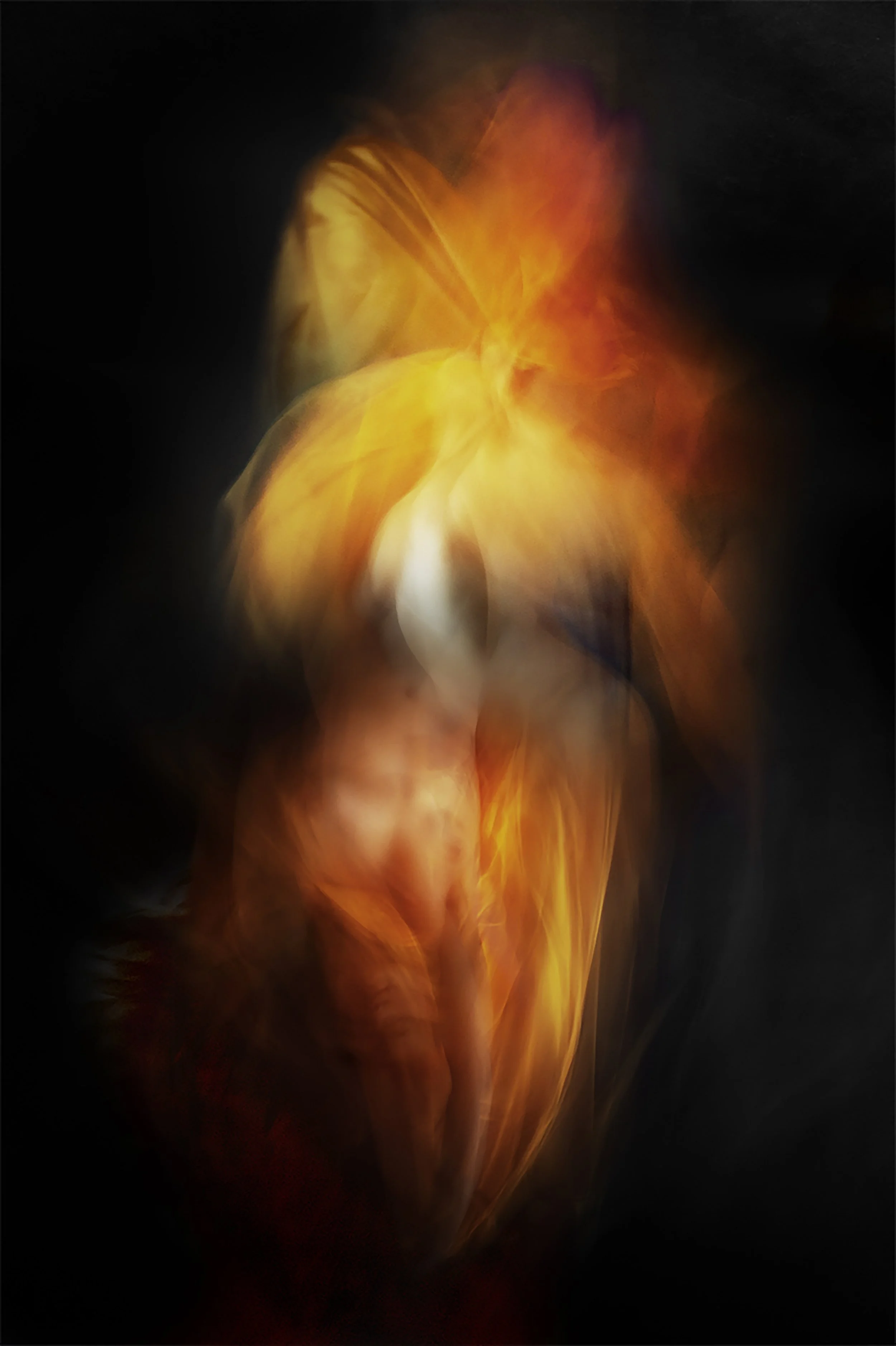 Magma II (2023) - 22 x 37 in.,  Printed on pearl paper