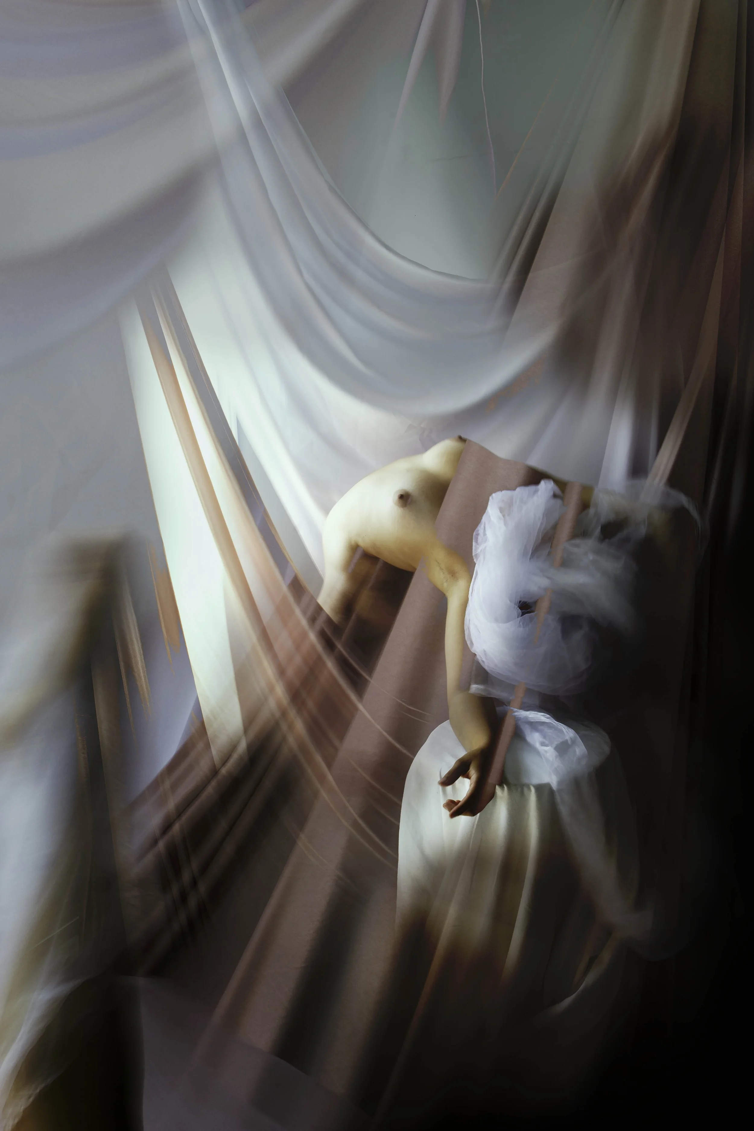 Celle qui dormait d'amour (2022) 16 x 24 in., Print on pearl paper