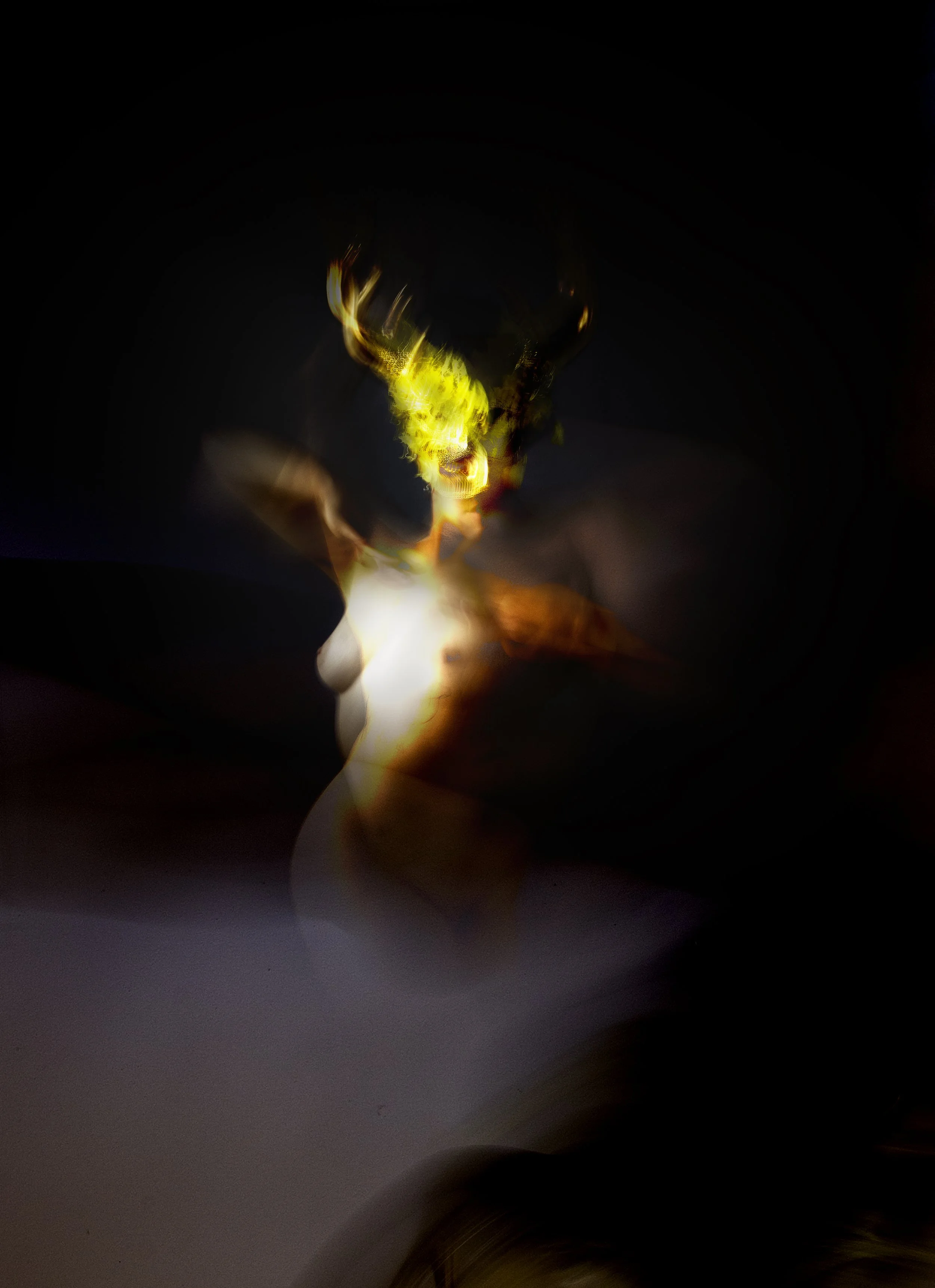 Artémis (2022) - 8 x 12 in., mat print underwent lamination