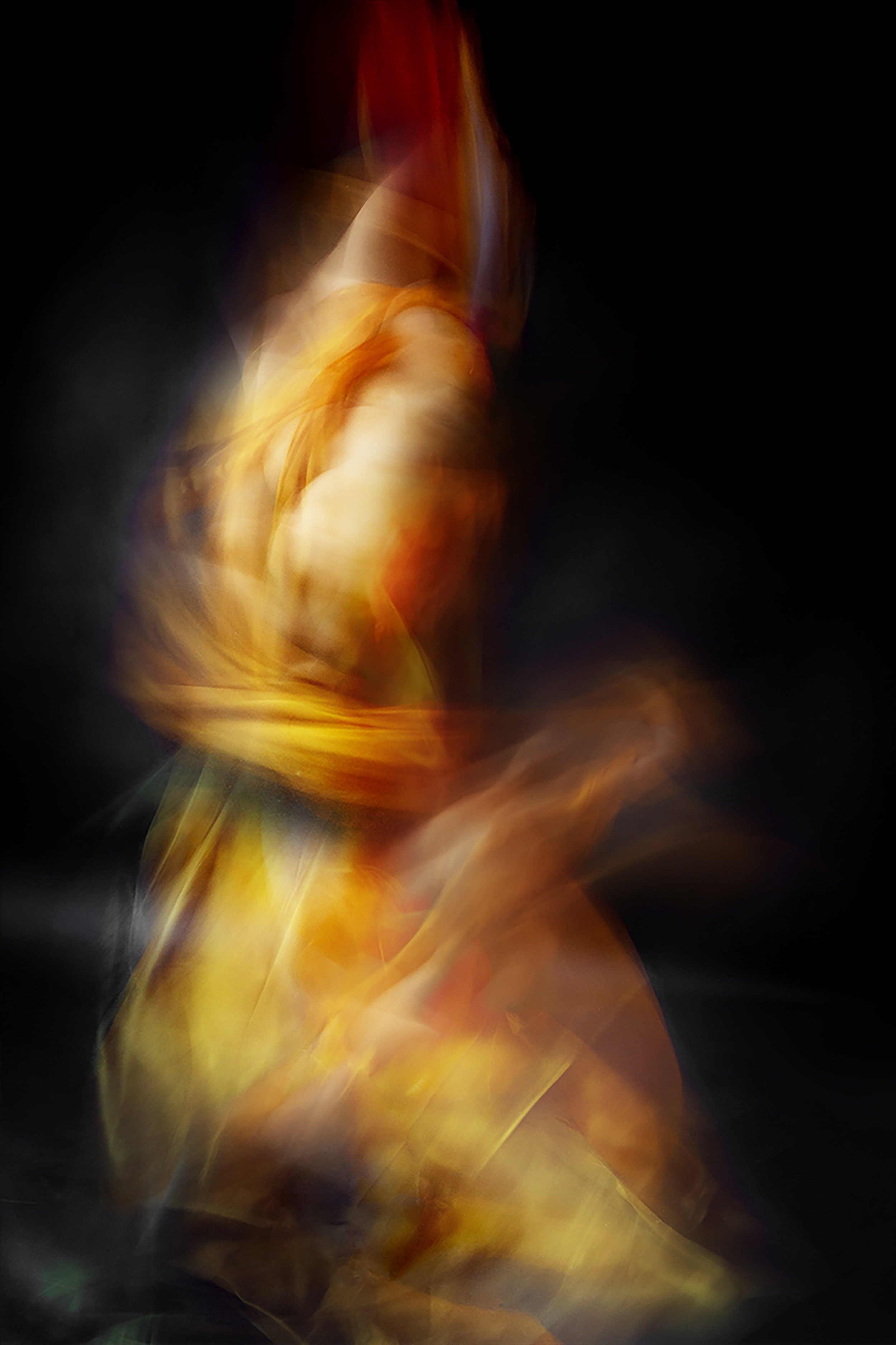 Magma I (2023) - 22 x 37 in.,  Printed on pearl paper