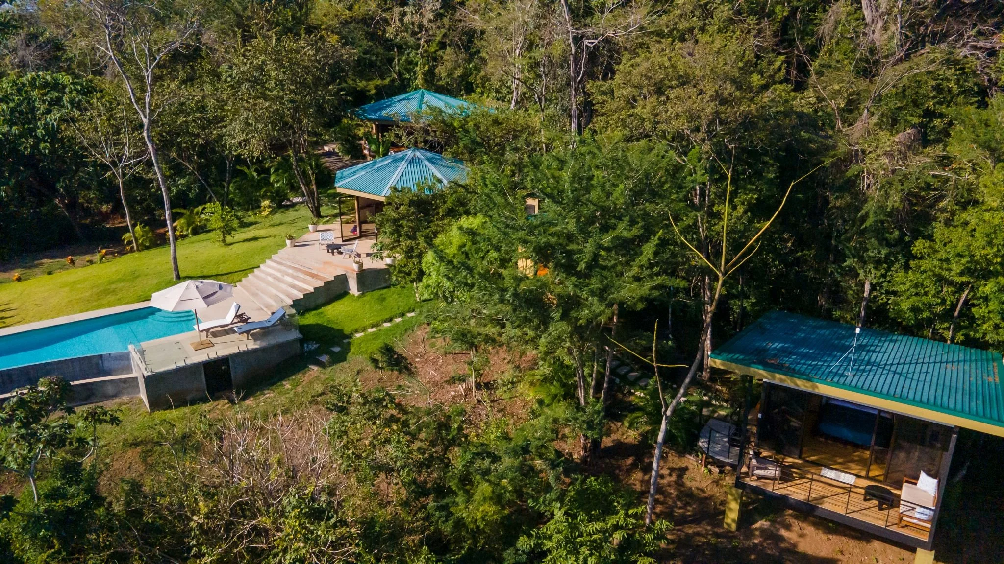 Aerial Shot of Casa Marbella and Casa Vista with Salt Water Pool.jpeg
