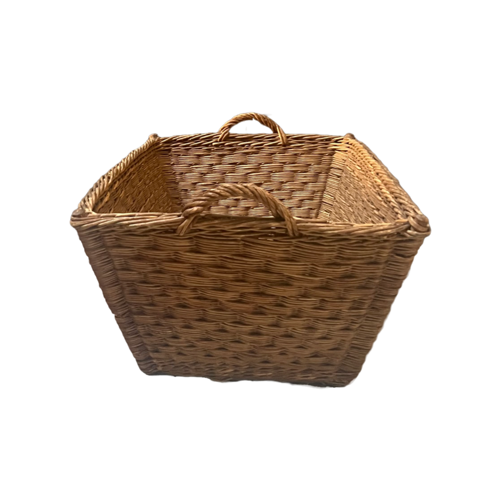 Antique Extra Large Woven French Basket — Kari McIntosh Design Antique Extra Large Woven French Basket — Kari McIntosh Design