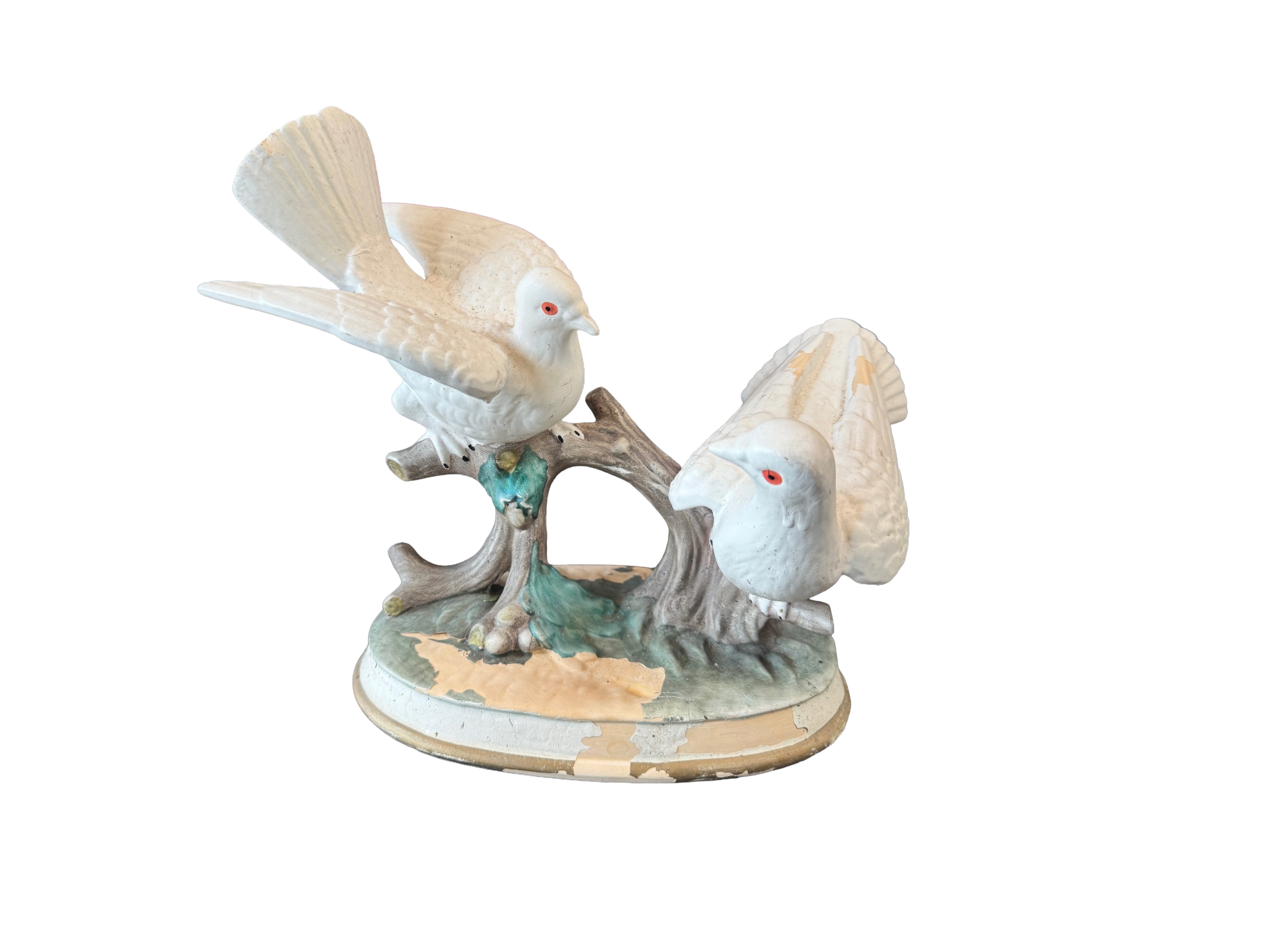 Bisque White Doves c. 1800's France