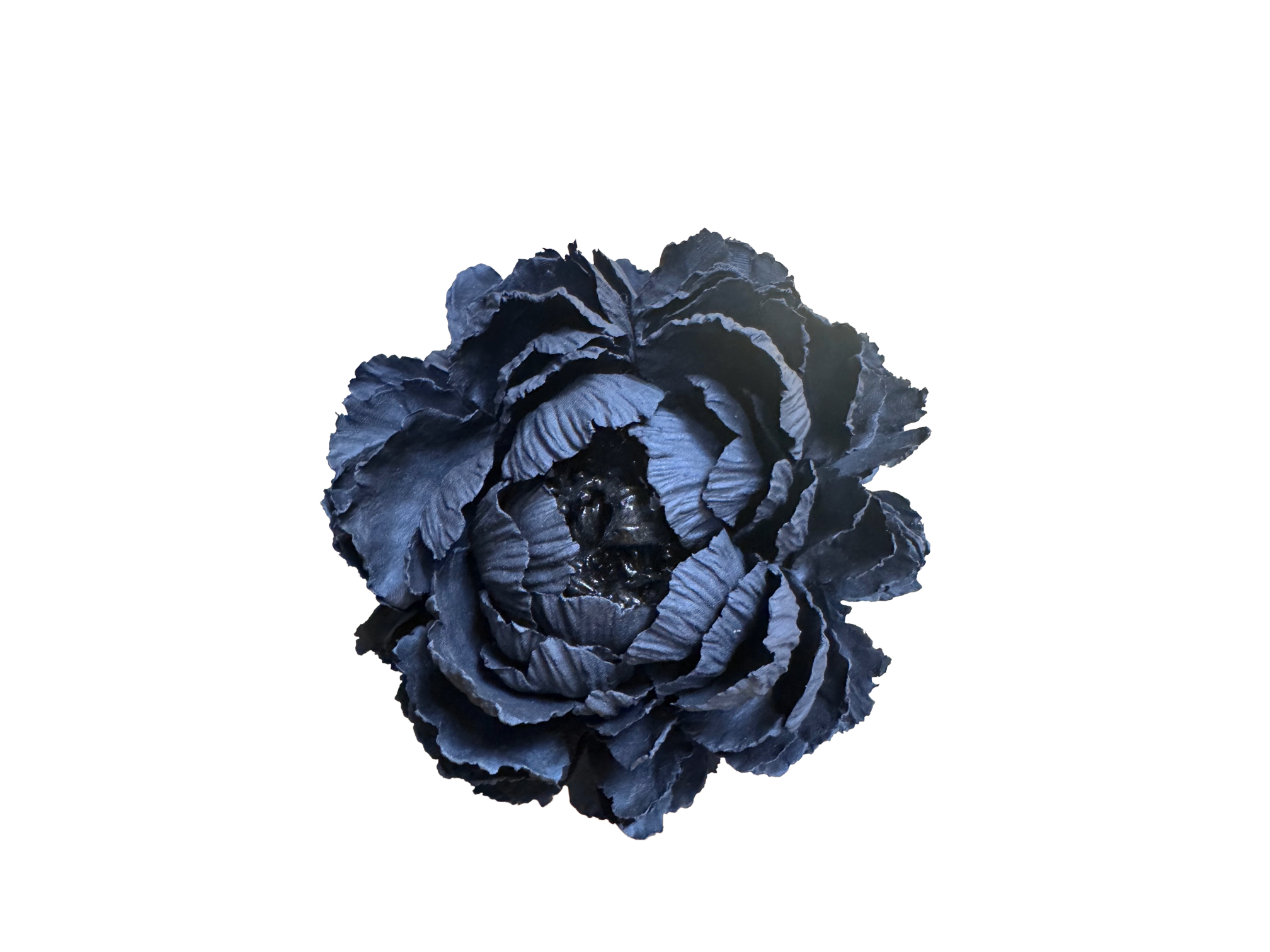 Black Porcelain Peony Large