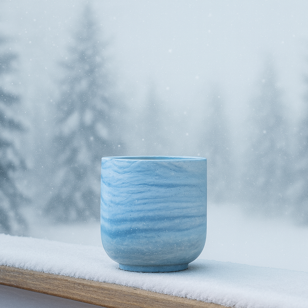 Winter Crumble - Solstice Harbor Stone Coconut Soy Wax Candle