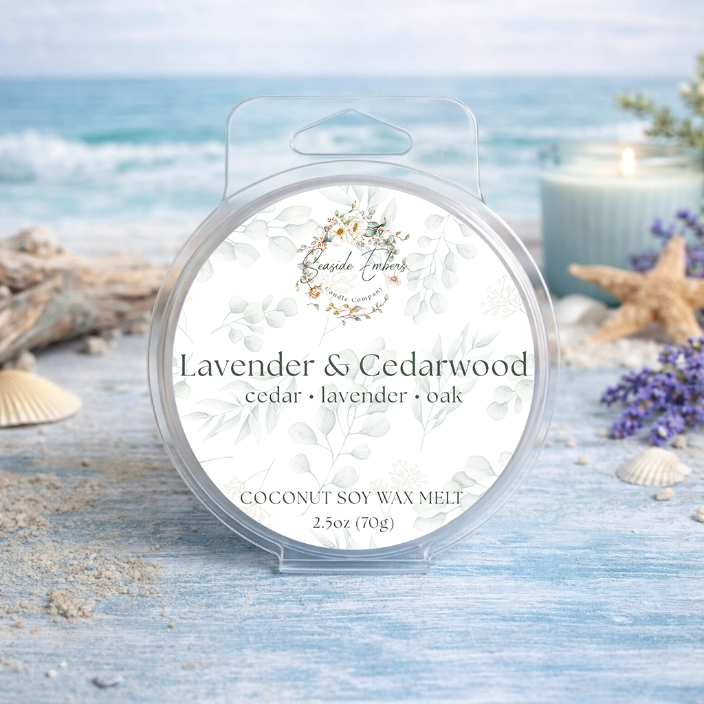 Lavender & Cedarwood - Coconut Soy Wax Melts