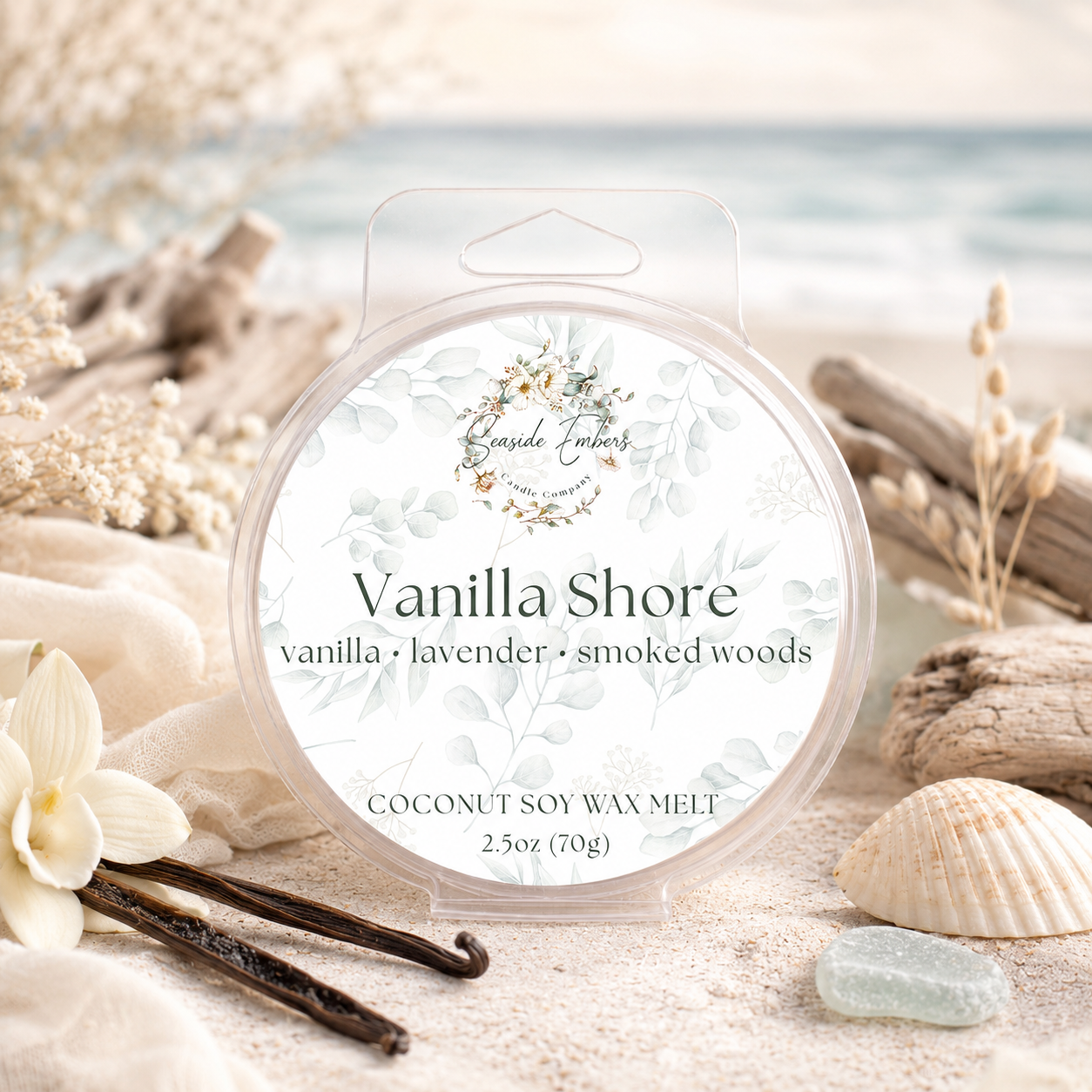 Vanilla Shore - Coconut Soy Wax Melts