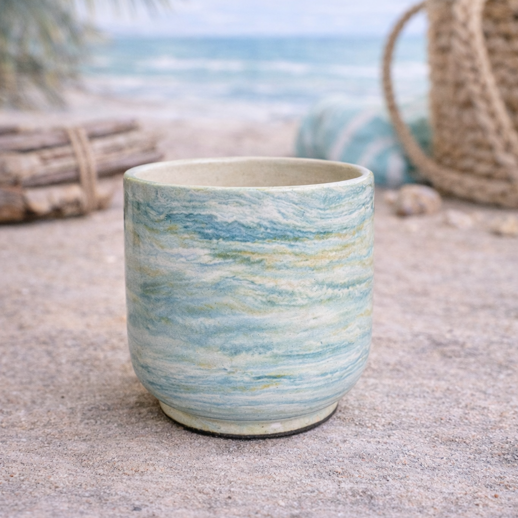 Fresh Citrus Mint - Harbor Stone Coconut Soy Wax Candle