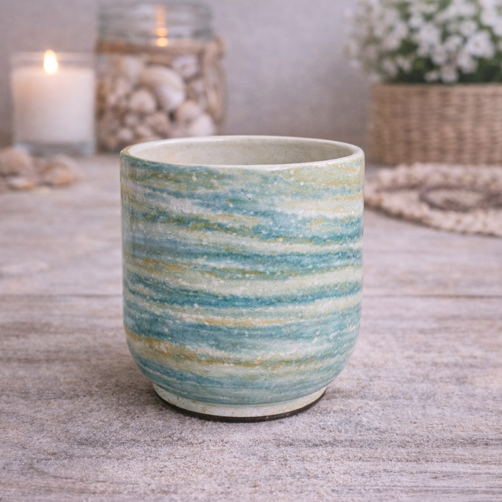 Coastal Linen - Harbor Stone Coconut Soy Wax Candle
