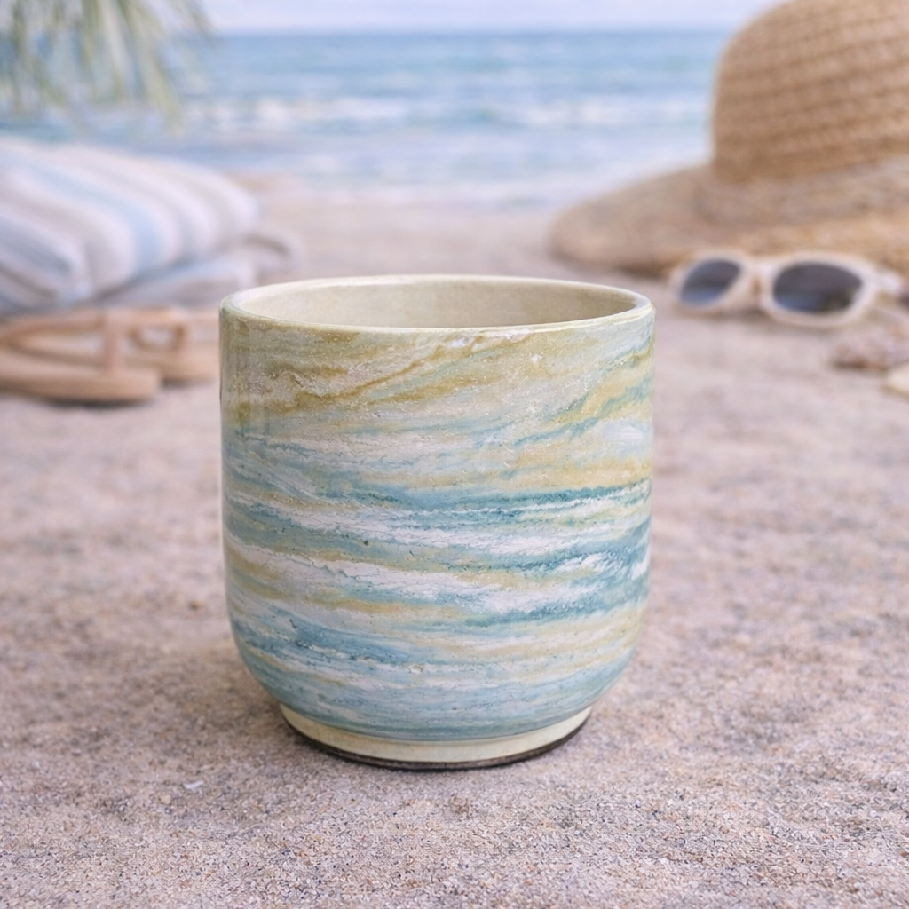 Bamboo & Driftwood - Harbor Stone Coconut Soy Wax Candle