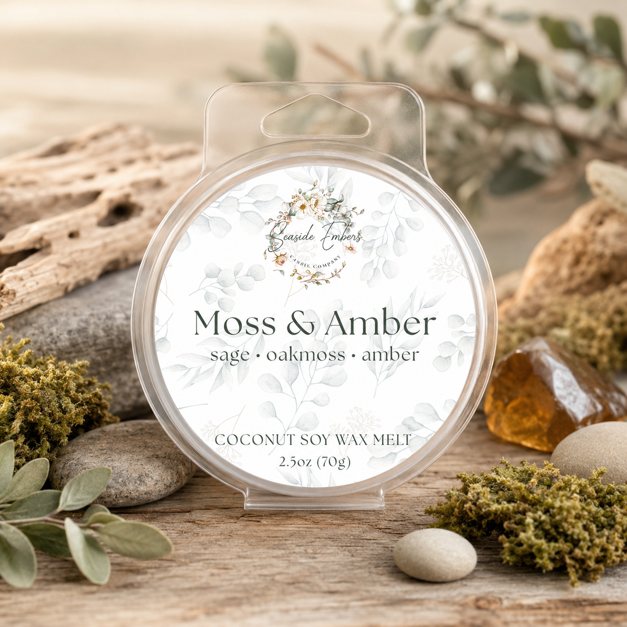 Moss & Amber - Coconut Soy Wax Melts