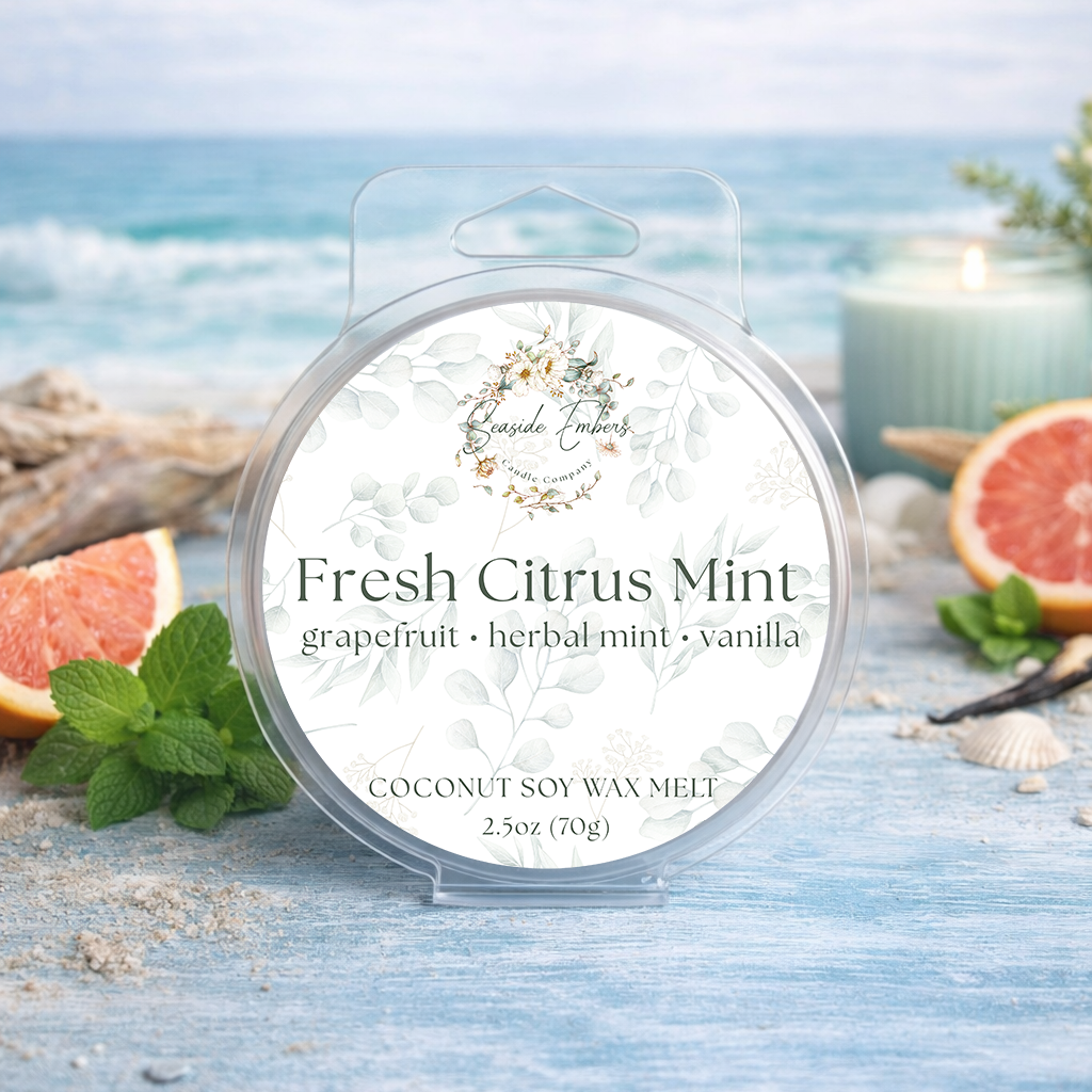 Fresh Citrus Mint - Coconut Soy Wax Melts
