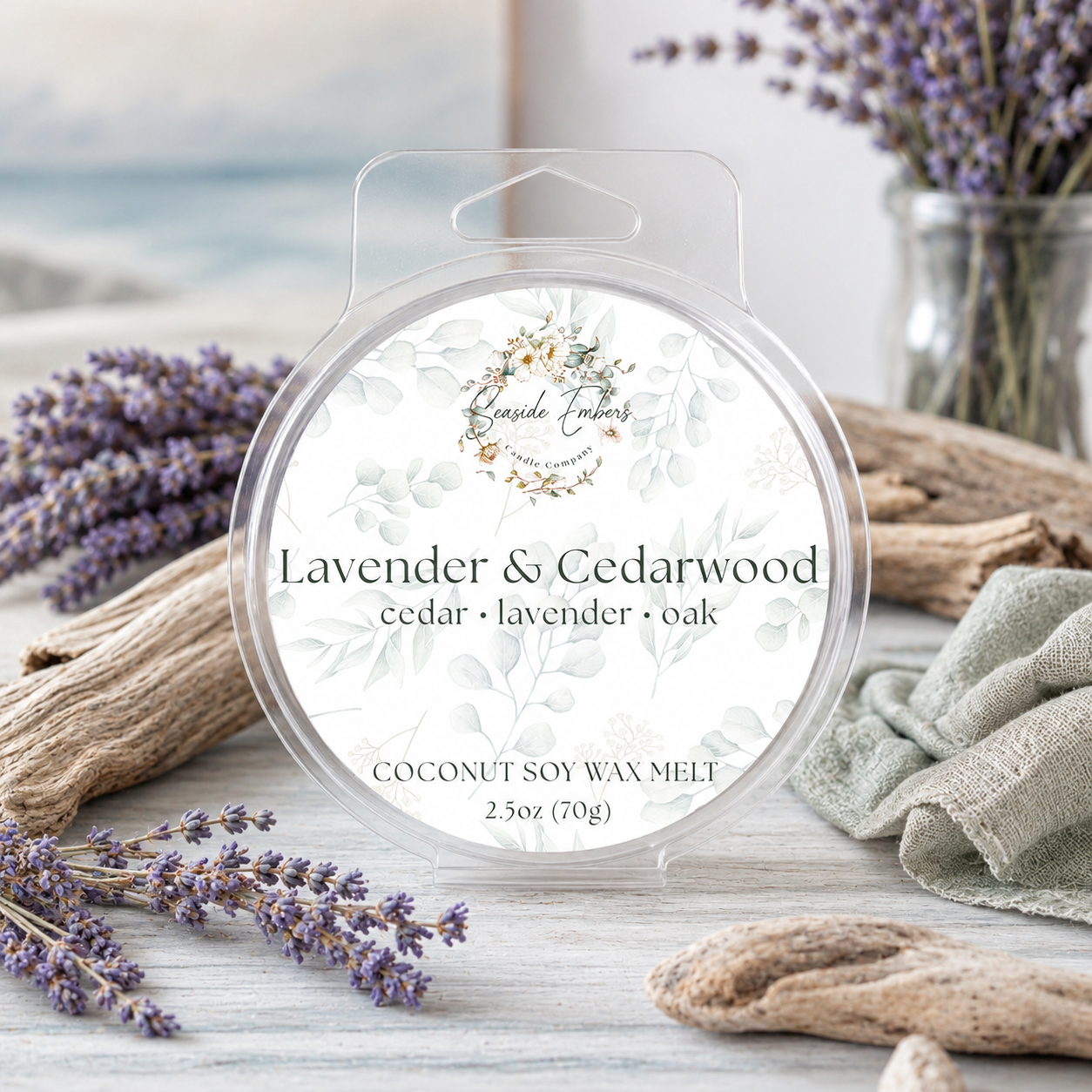 Lavender & Cedarwood - Coconut Soy Wax Melts