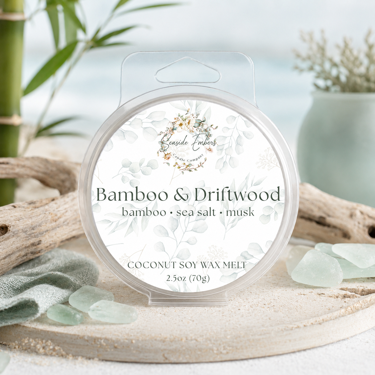 Bamboo & Driftwood - Coconut Soy Wax Melt