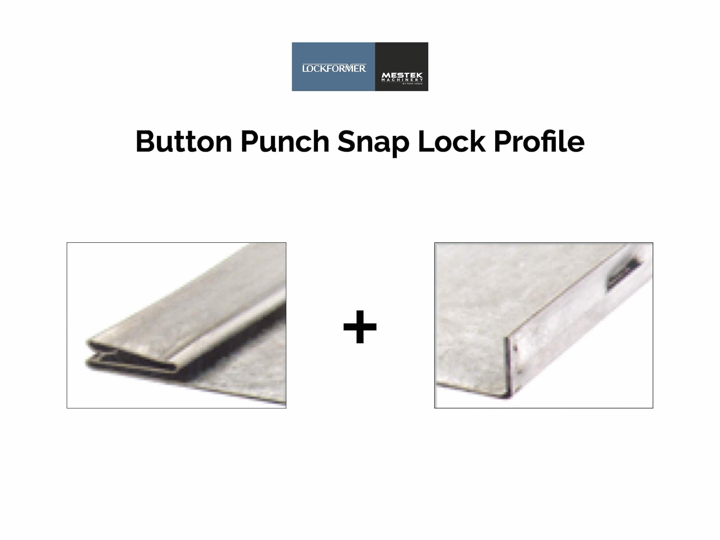 Lockformer Button Punch Snap Lock — Norcal Machinery