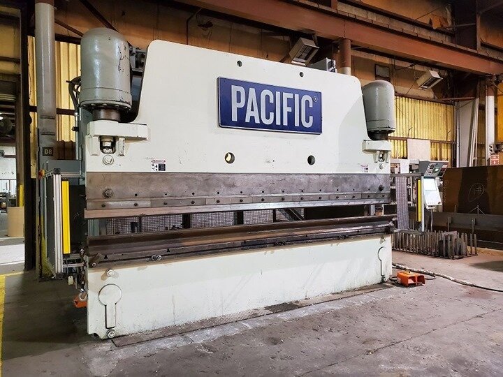 Rare Opportunity! Factory Refurbished 300 Ton x 14' Pacific Press Brake. Touch Screen Controller, new Hydraulics, new electrics and more. $125K, incl factory install. Learn More @ http://bit.ly/300x14PacificUsed #PressBrake #UsedPressBrake