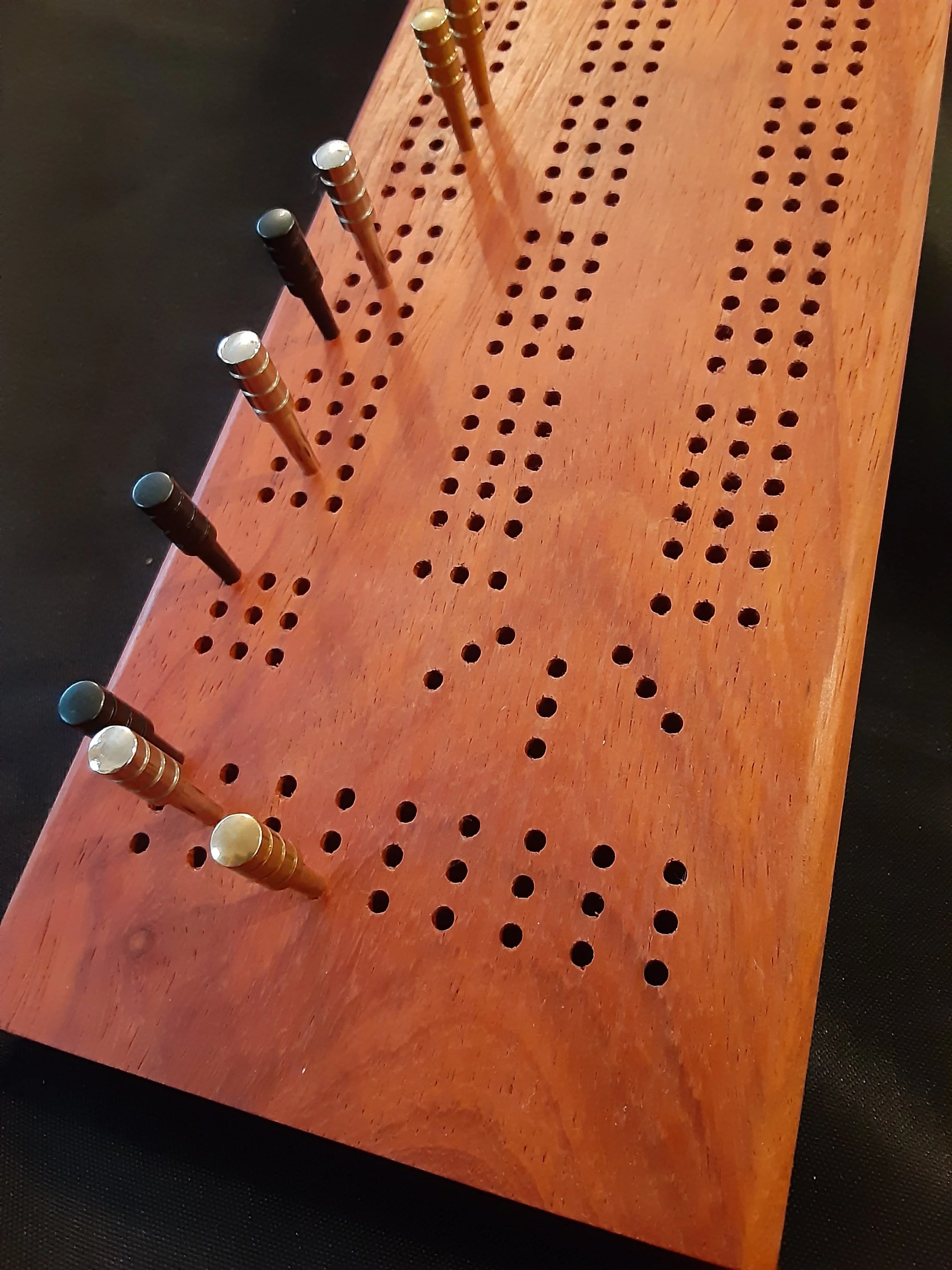 3 Track S Curve Cribbage Board (B202) — Urban Wood By Neal