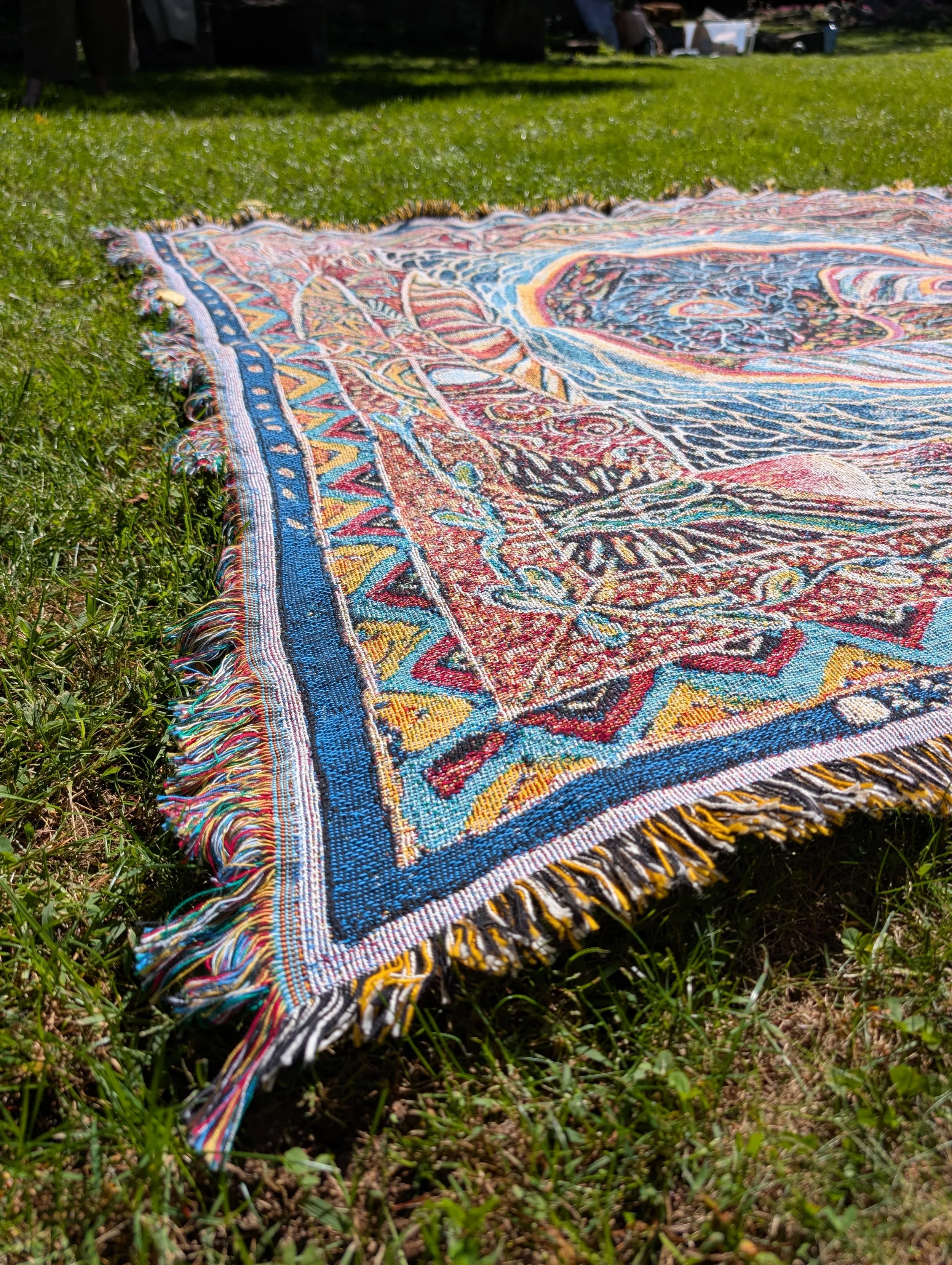 Harmonic Earth Woven Blanket