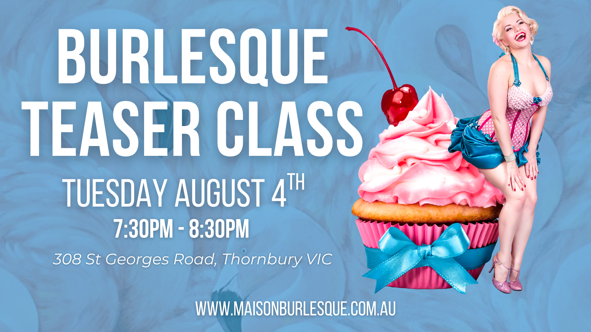 Burlesque Teaser Class (includes $15 class voucher)