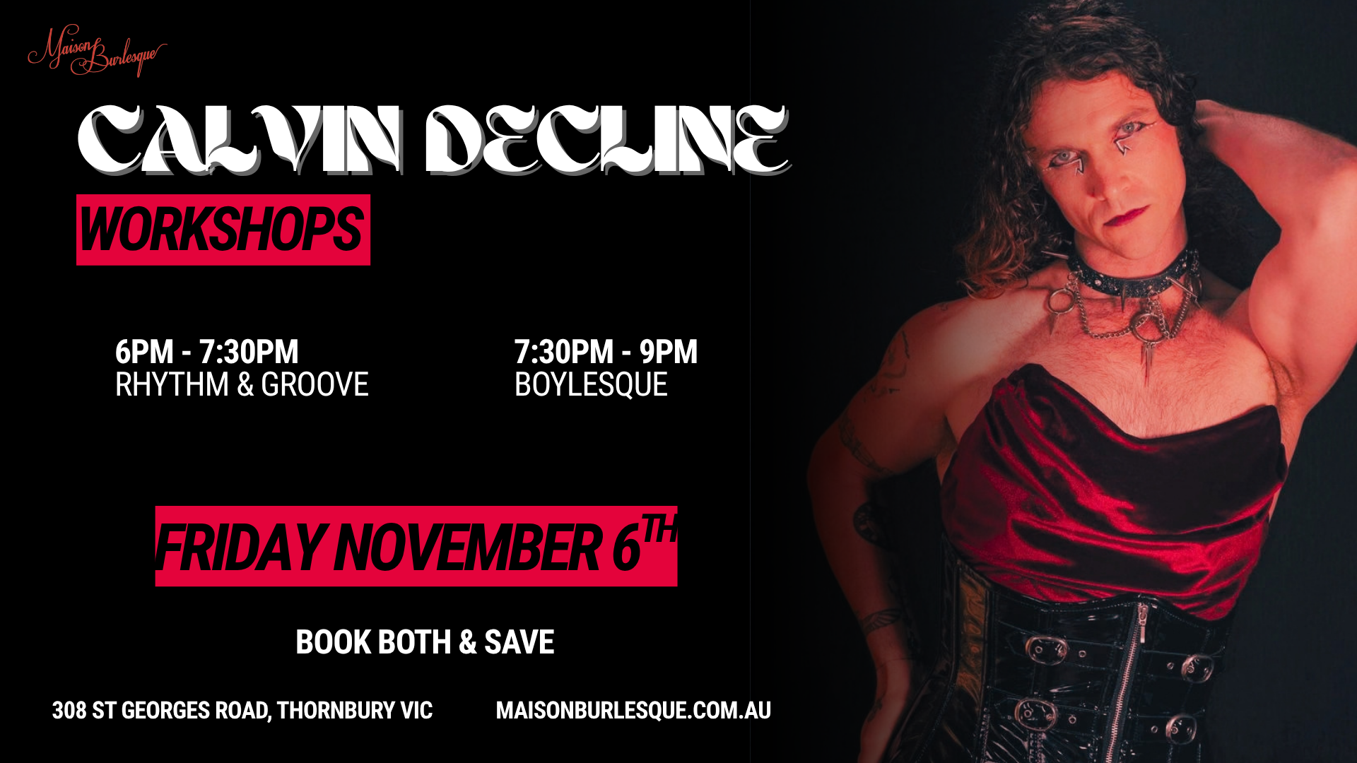 Workshops with Calvin Decline!
