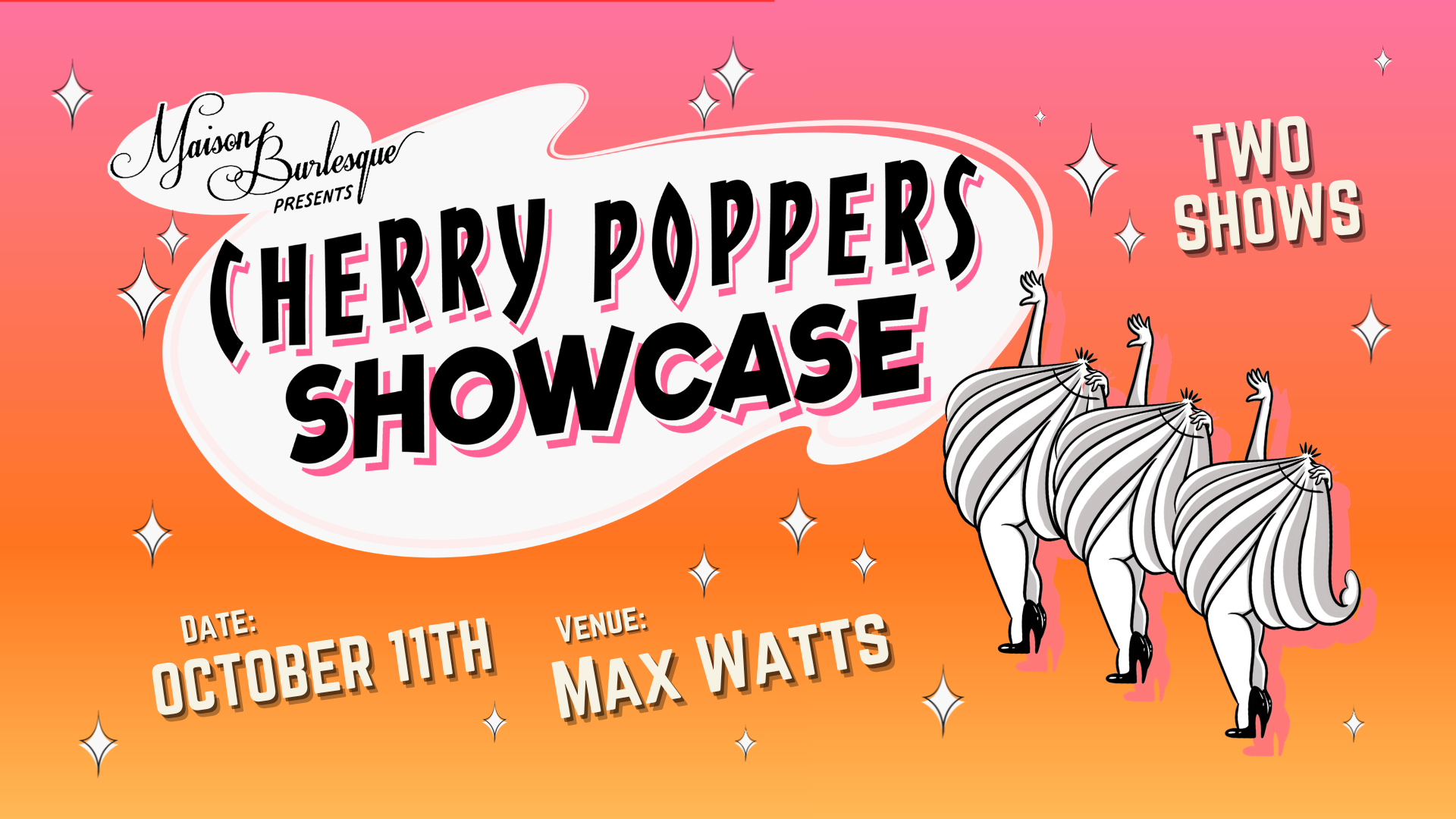 The Cherry Poppers Showcase - October 2026