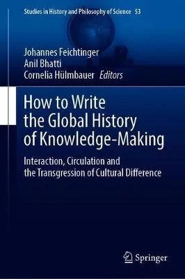 Book cover titled 'How to Write the Global History of Knowledge-Making' edited by Johannes Feichtinger, Anil Bhatti, and Cornelia Hülmbauer, published by Springer.