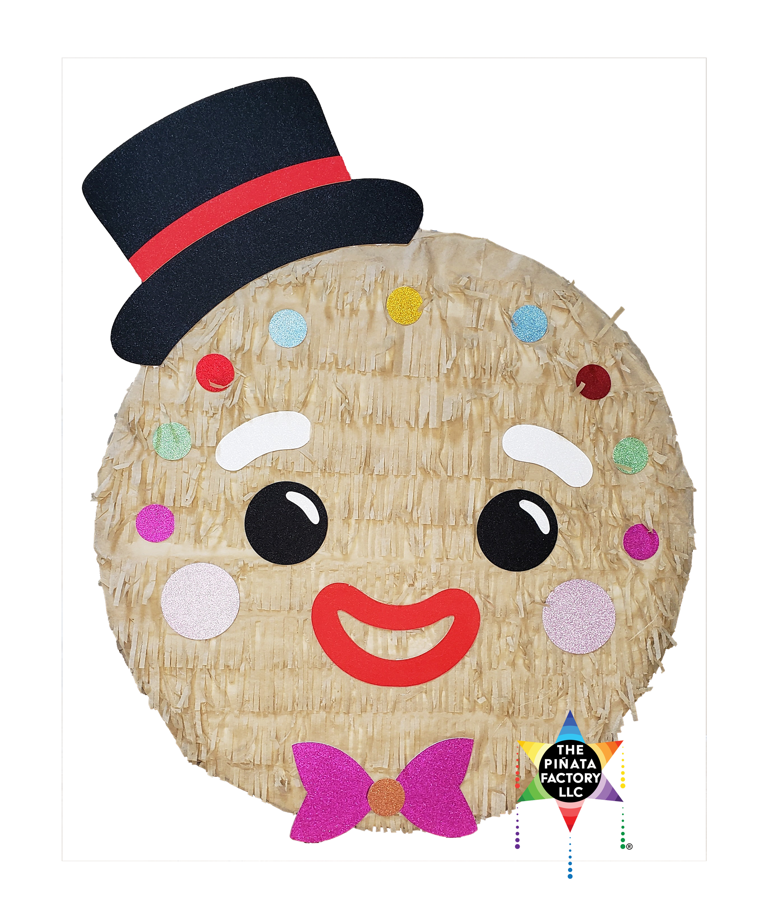 Gingerbread Man Piñata with Top Hat