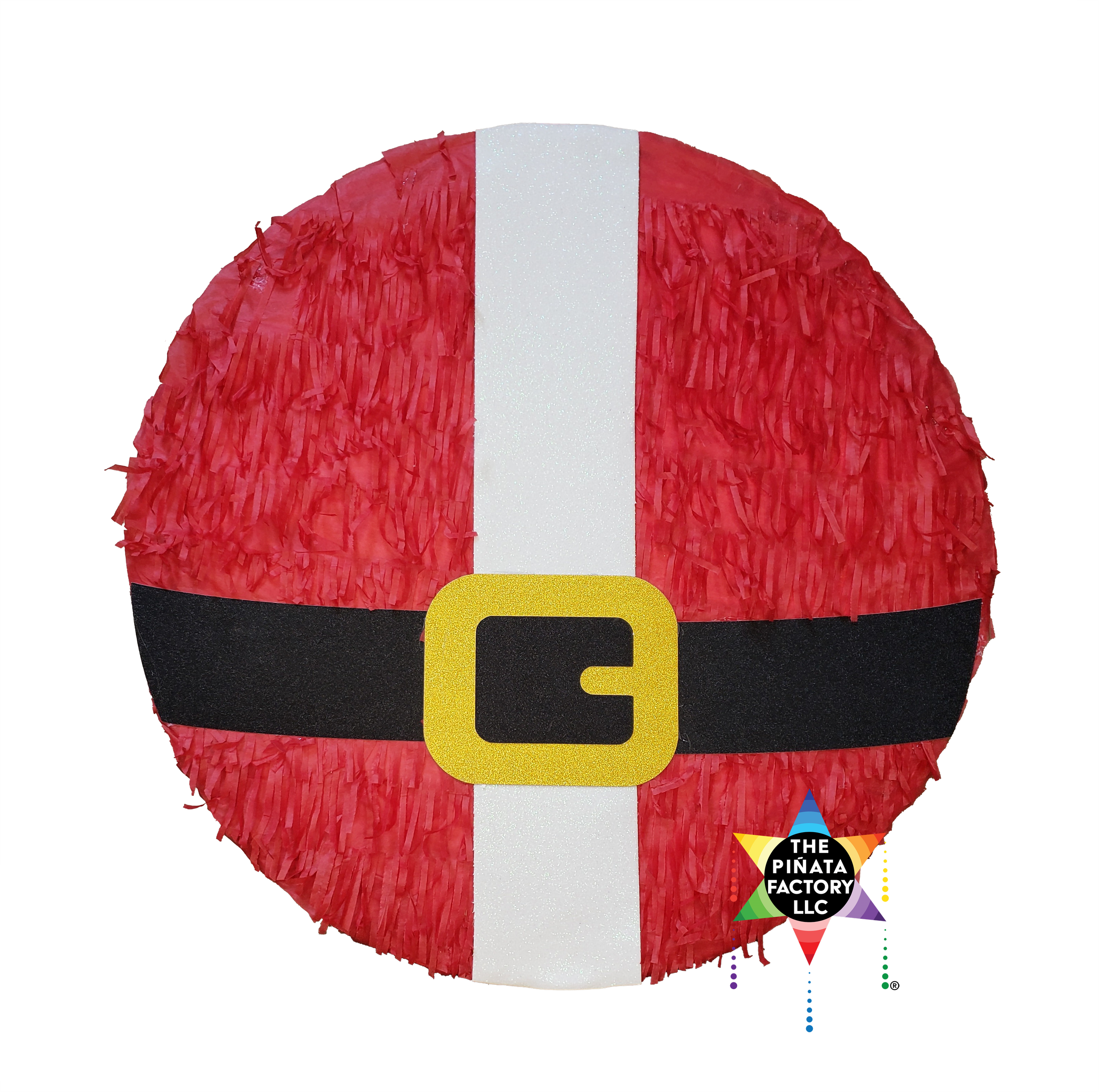 Round Santa Belt Piñata