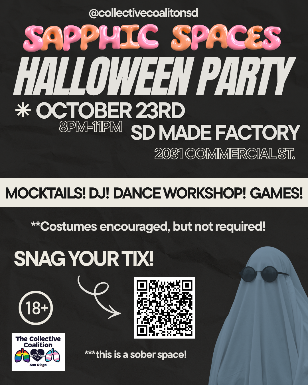 Sapphic Spaces: Halloween Party
