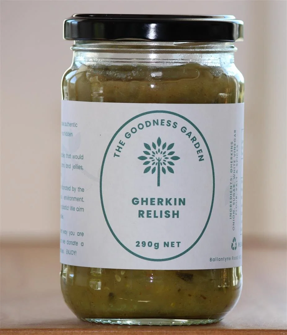 Gherkin Relish 290g — THE GOODNESS GARDEN
