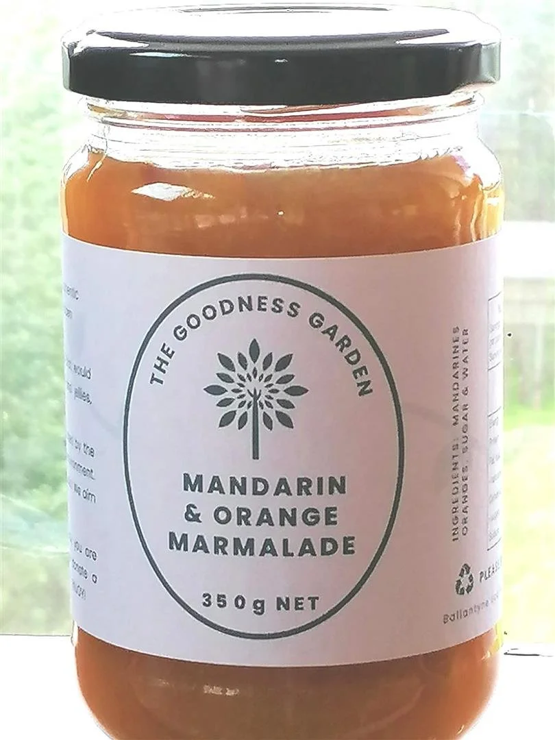 Mandarin & Orange Marmalade 350g — THE GOODNESS GARDEN