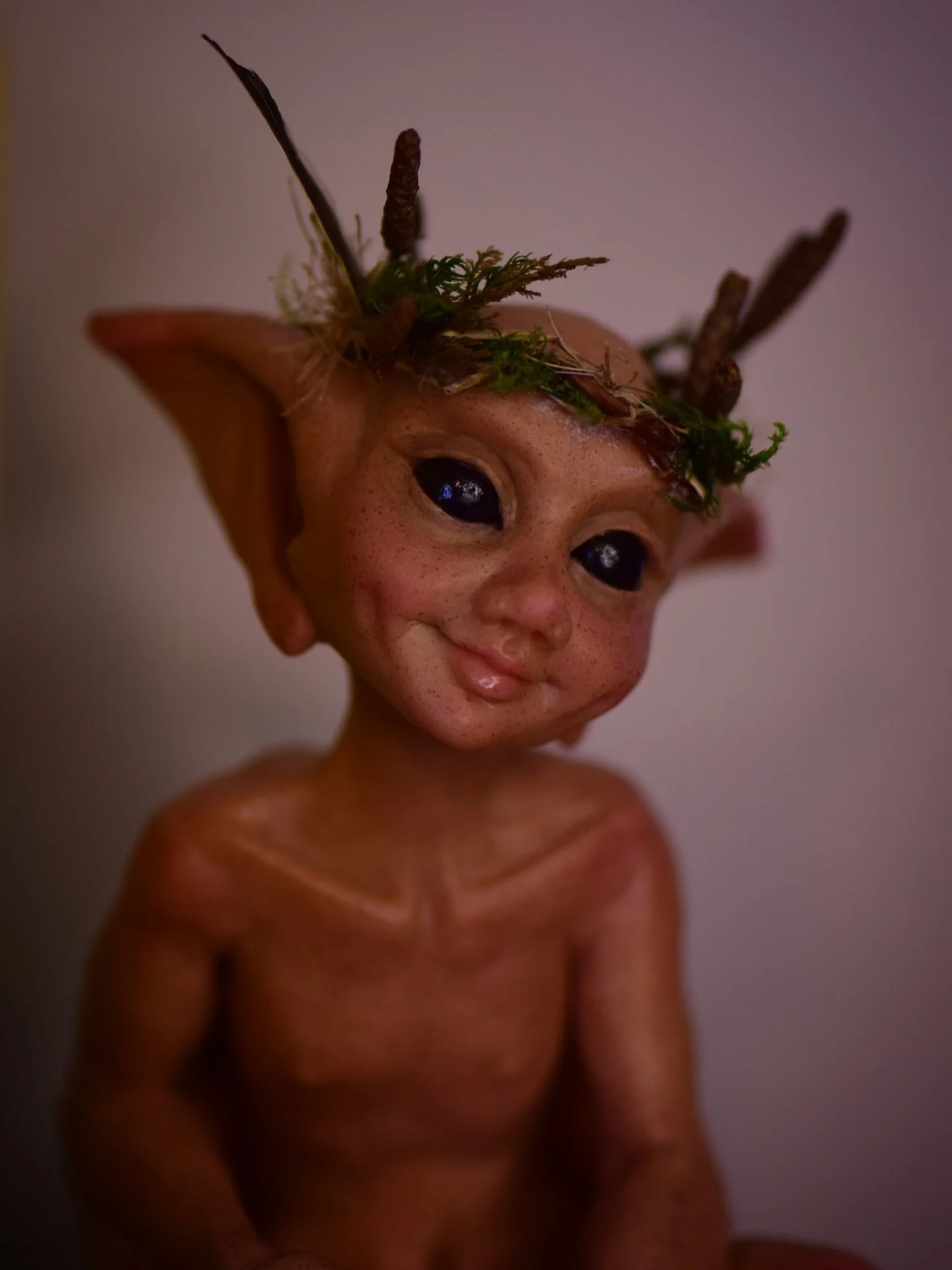 Aibell and her friendly smile 🖤
You can meet Aibell and read her story at @3wishesfairyfestival Glastonbury Faerie Weekend on the 7th &amp; 8th of March 🧚🏻 we can&rsquo;t wait to see you there 🖤