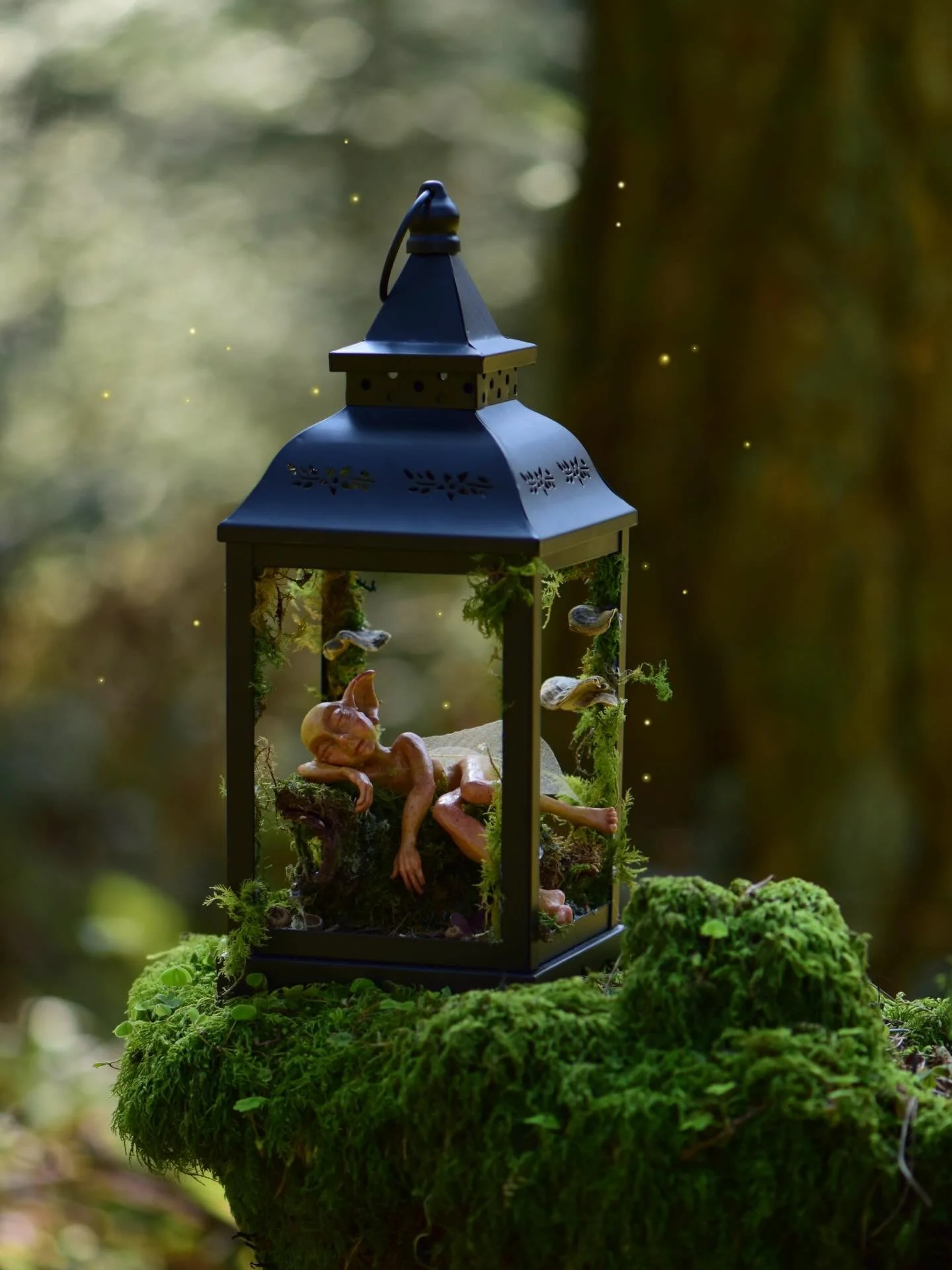 A small gift, kept safe for those who stay close to the Forest Children 

Next week, my mailing list subscribers will receive a 15% off code&hellip;
one that can be used on any piece waiting on my website
even the custom guardian faeries and pixies t