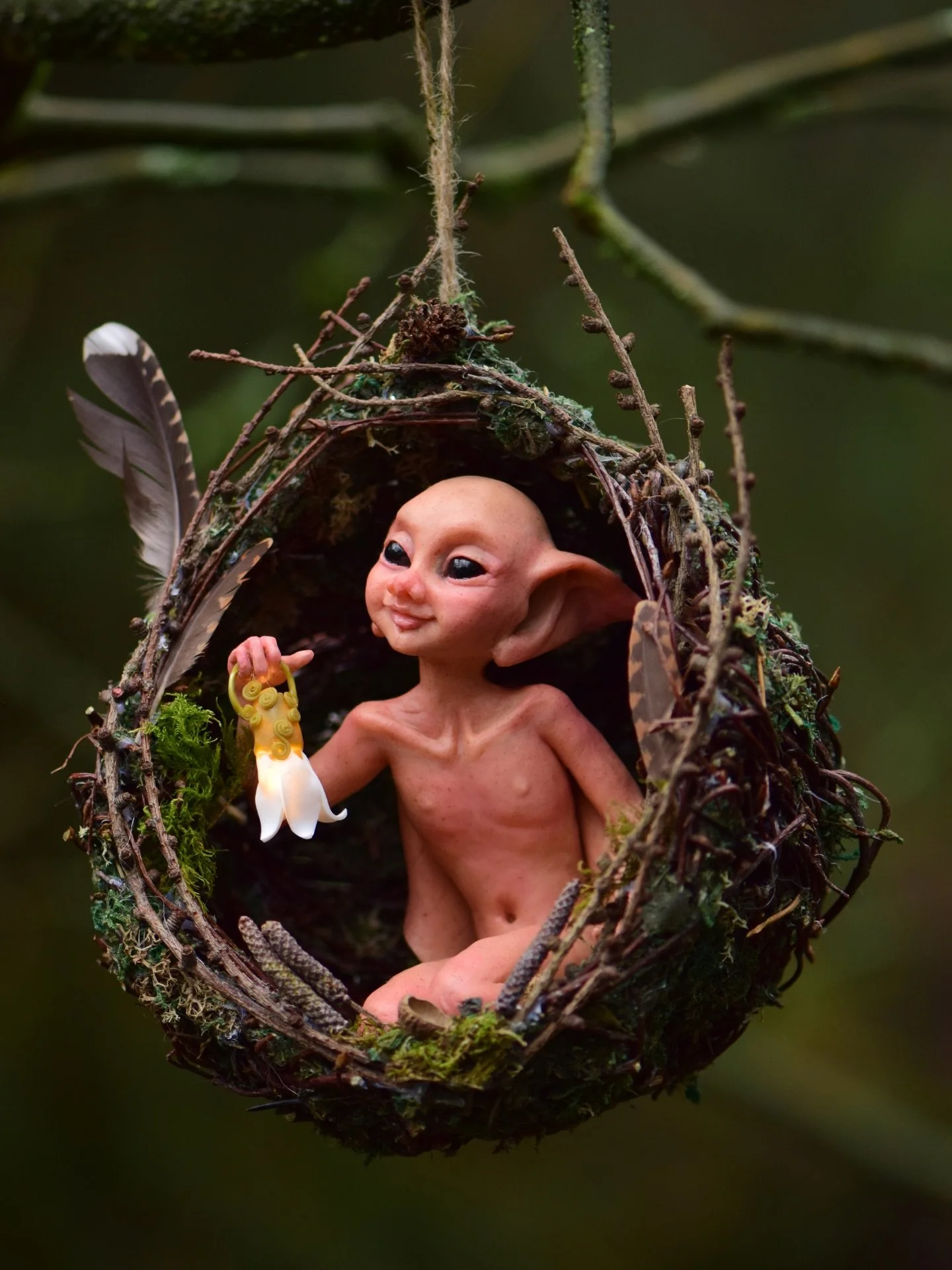 Eirlys the snowdrop Pixie is looking for a home on my website 🖤