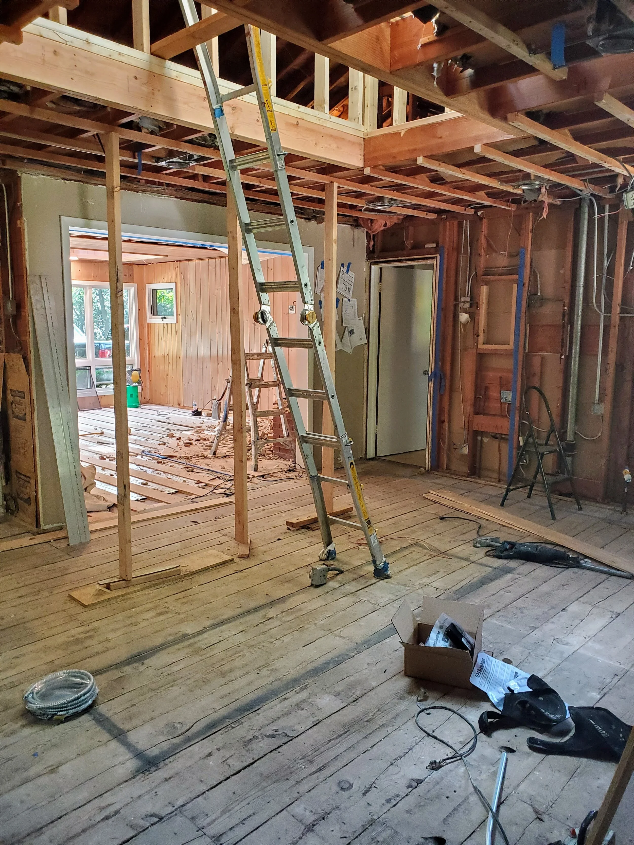 Transitional Kitchen In Progress Kitchen Remodel by High Quality Painting LLC project photo 4