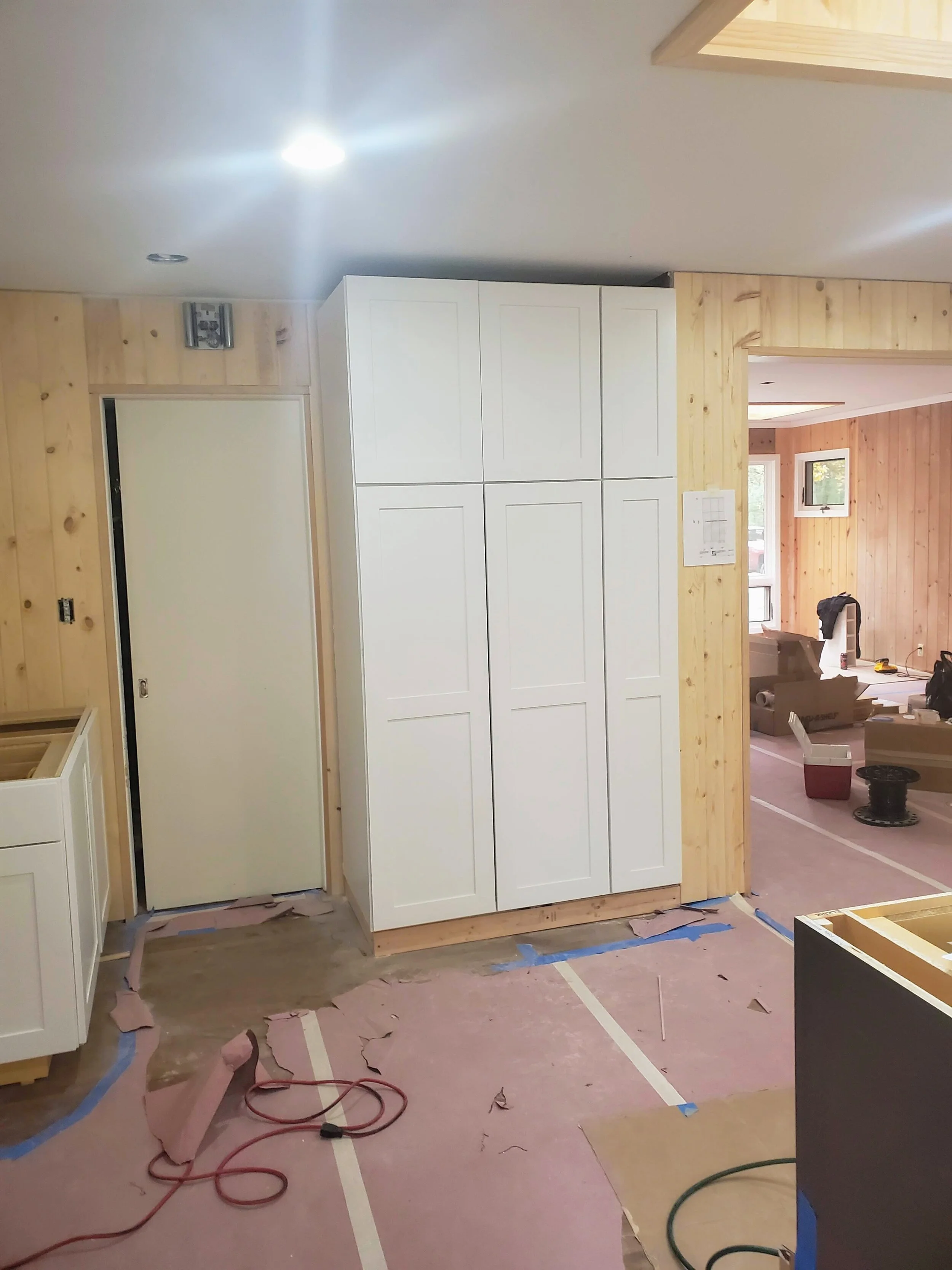 Transitional Kitchen In Progress Kitchen Remodel by High Quality Painting LLC project photo 8