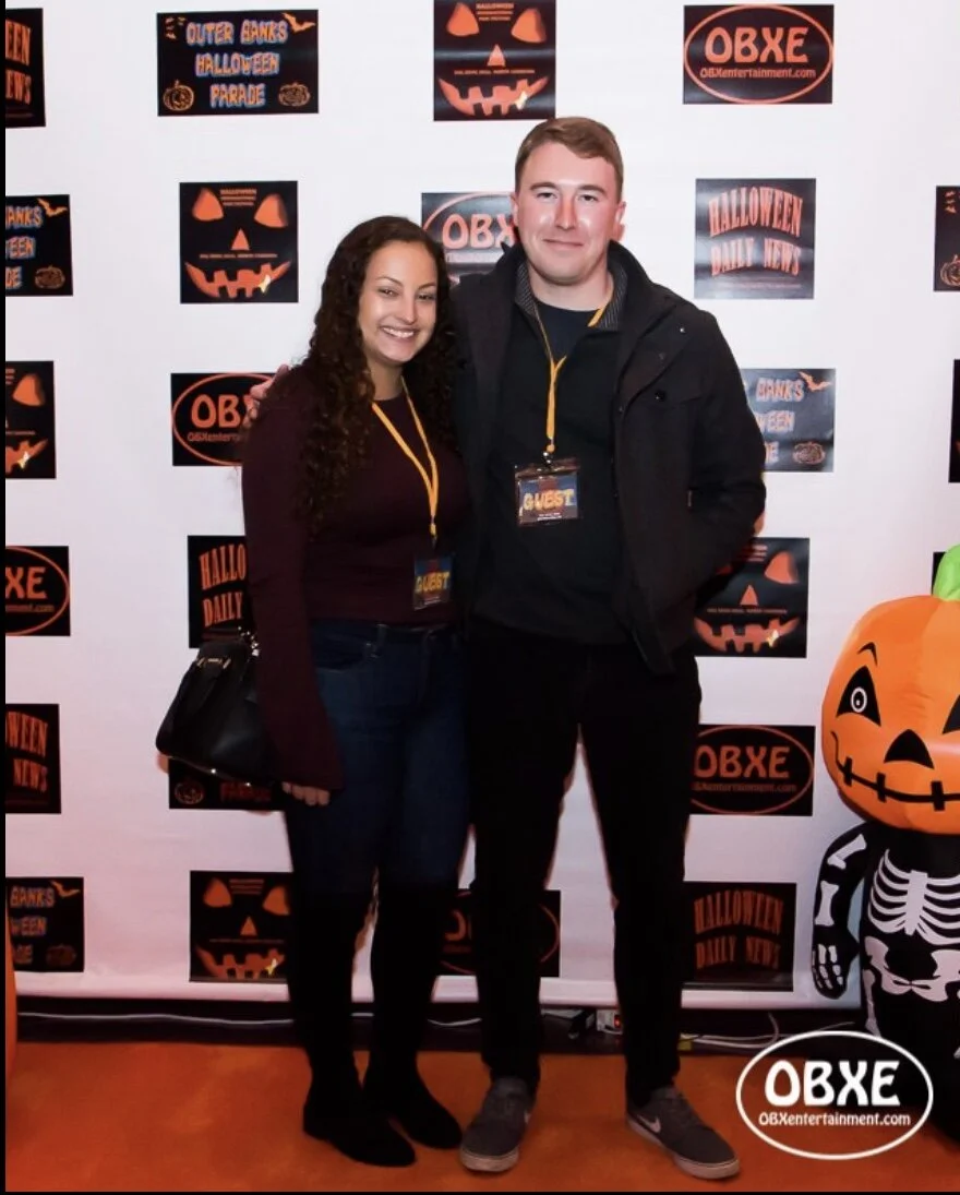 Cheyenne with director Joe Day at the Halloween International Film Festival