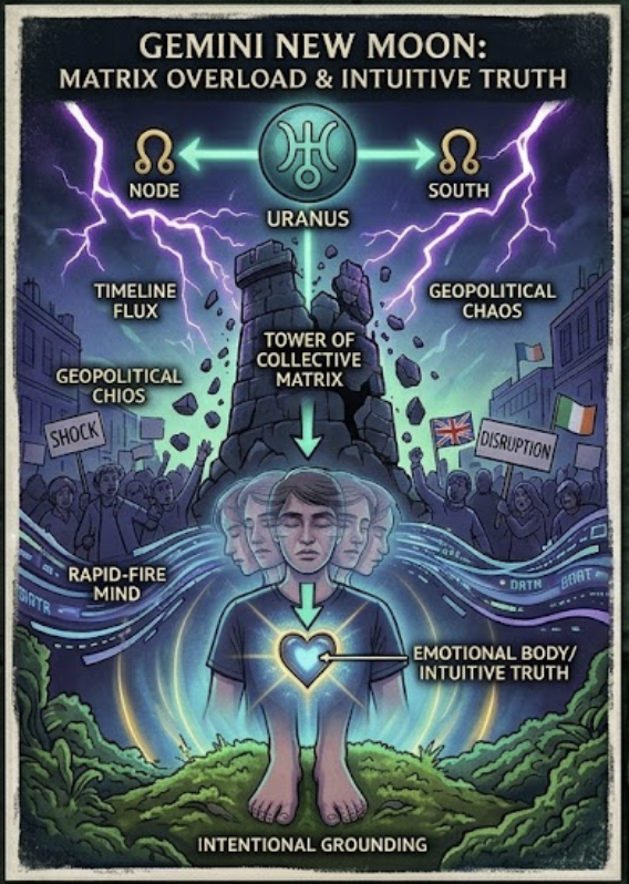 The Gemini New Moon: Cellular Overload, Matrix Triggers, and the Battle for Your Mind