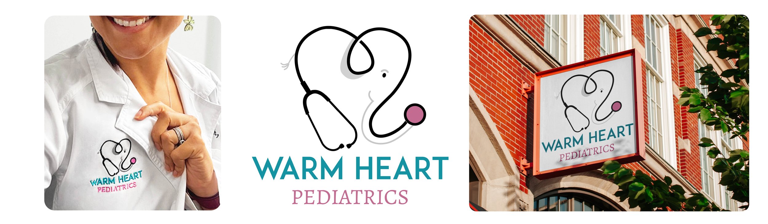 Warm Heart Pediatrics Branding