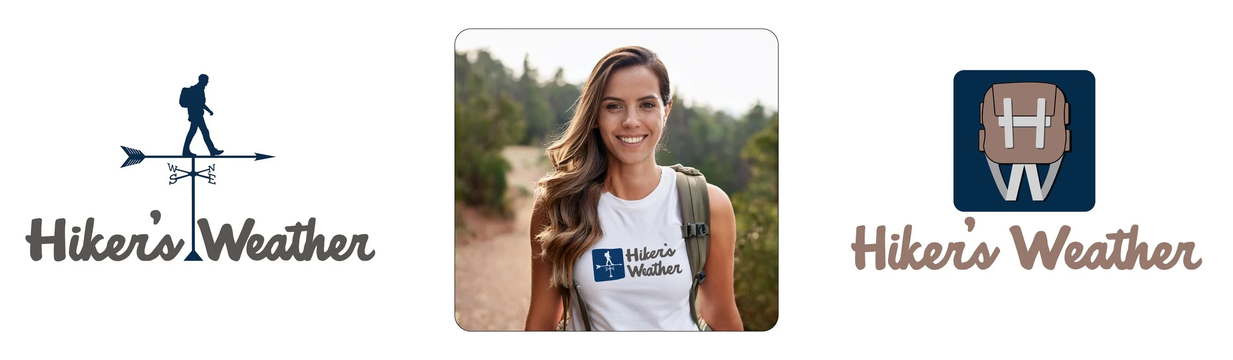 Hiker's Weather App Logo Design