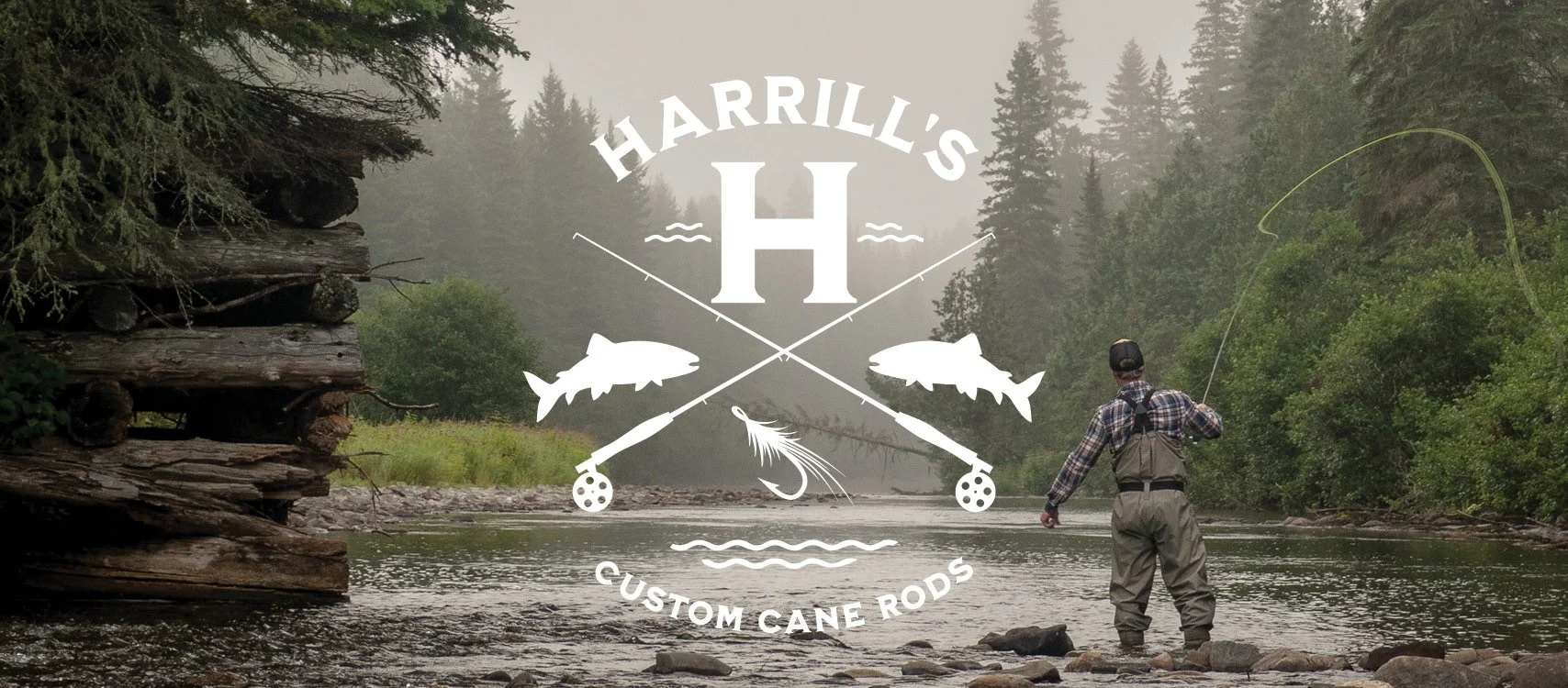 Harrill's Custom Cane Rod Facebook Cover Design