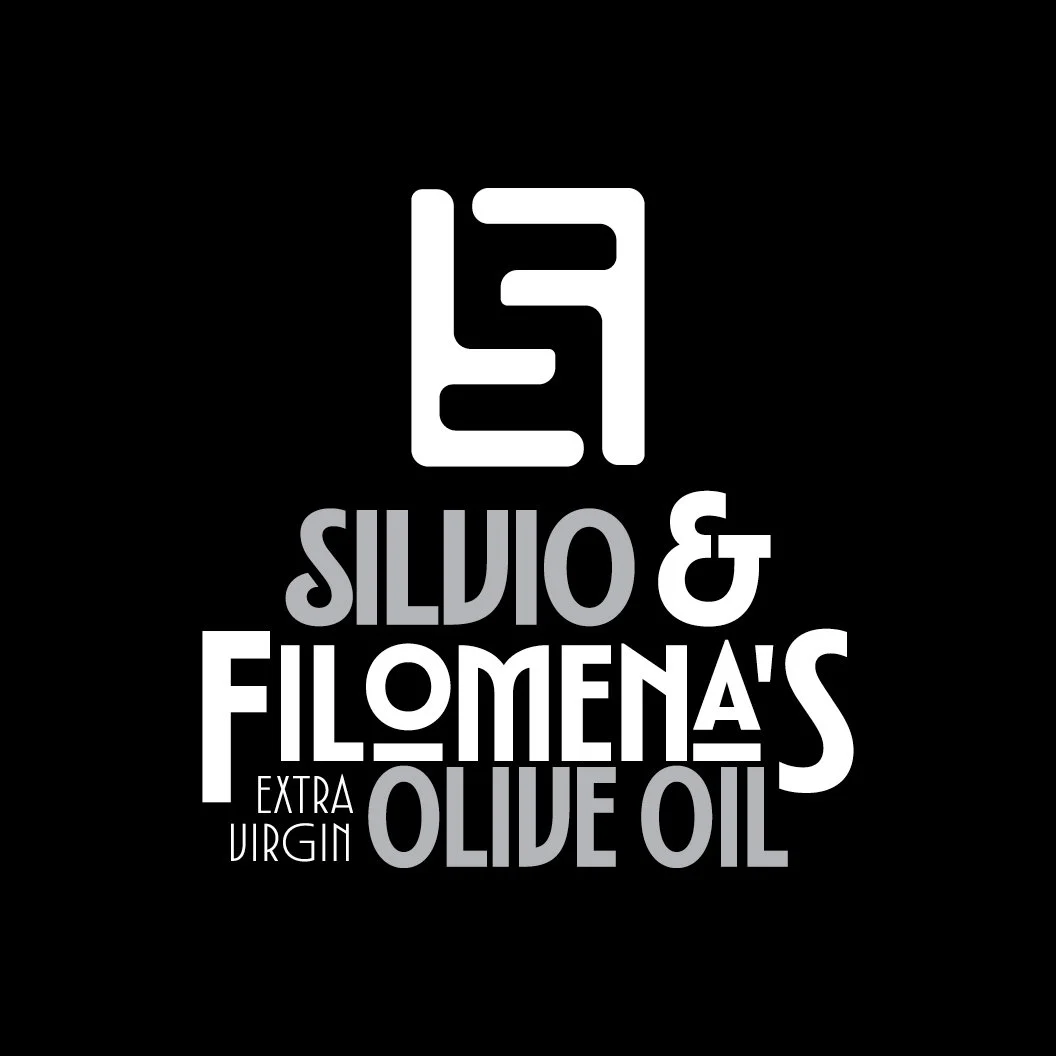 Silvio & Filomena Black and White logo