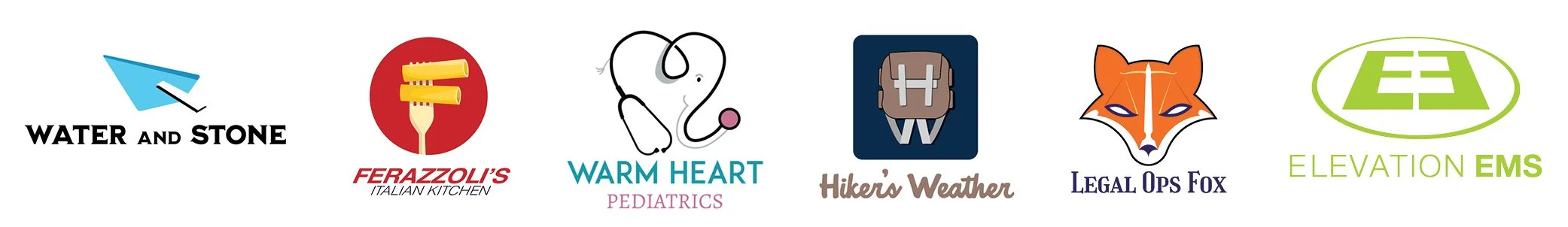 Award-Winning logos all designed by Brand Force 5