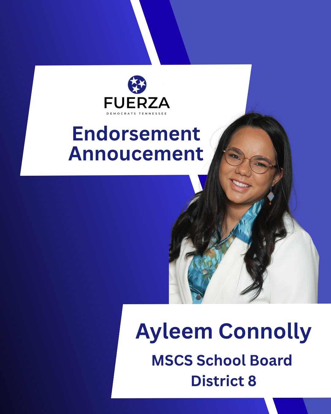 Endorsement Announcement: Ayleem Connolly