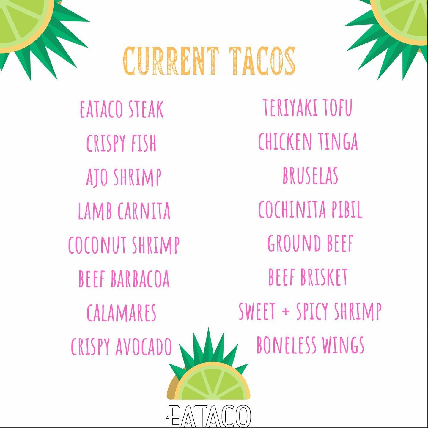 most asked question: how do we choose? 
#taco #cochinitapibil #chickentinga #fish #tofu #coconut too many to list.