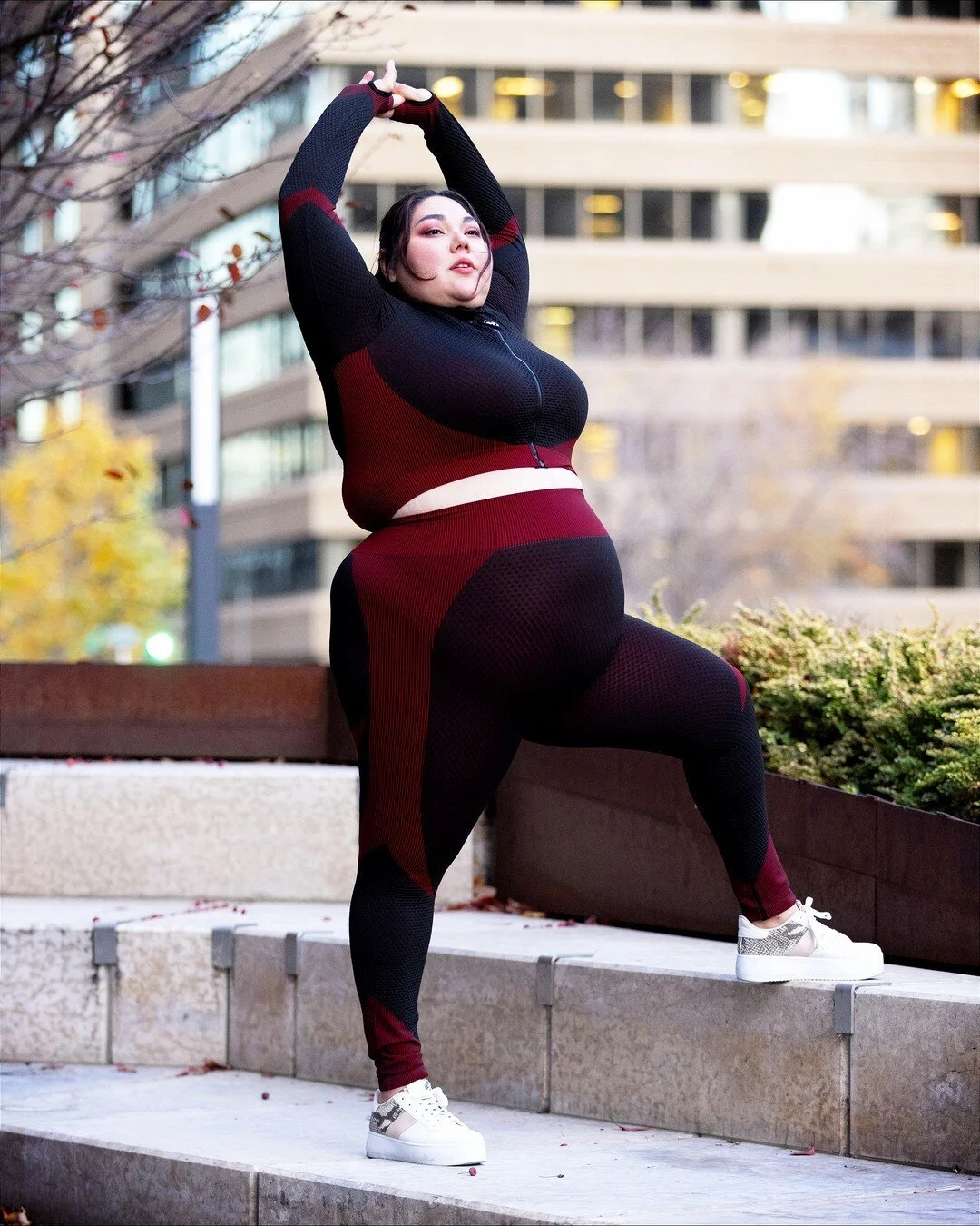 Own your confidence and wear it. #fit ⠀⠀⠀⠀⠀⠀⠀⠀⠀
The lovely @adaniamode in Rosewood, size 3XL