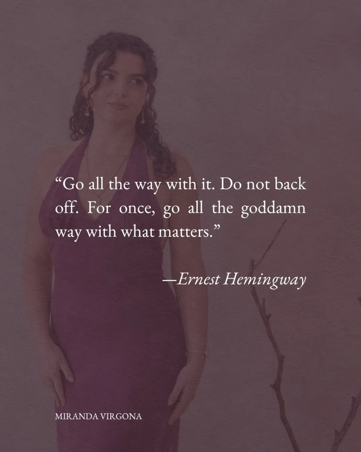 I waited 8 years for it to feel safe to honour my calling.

Dipping my toe in and then backing out when it got hard, over and over, my self-esteem taking a hit each time.

I started to think, &quot;I must just not be meant for this life.&quot;

That 