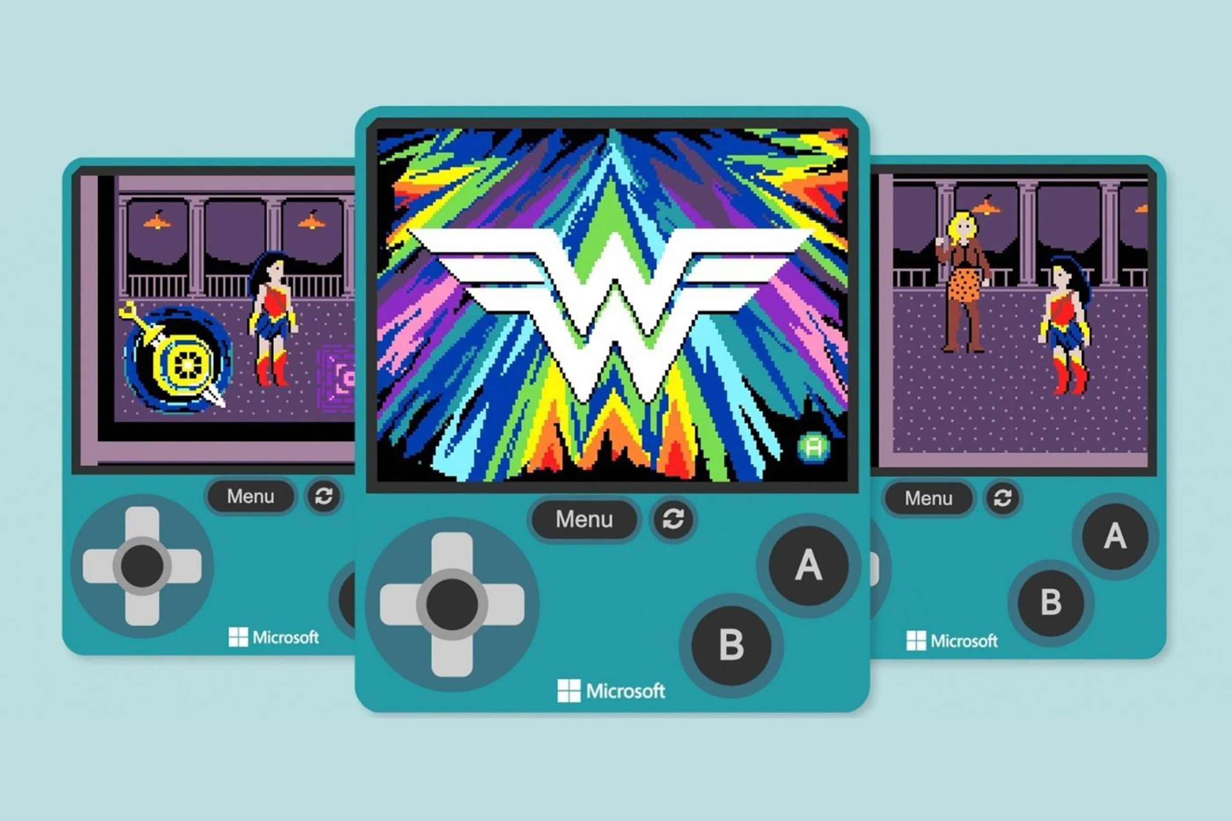 Players used block-based coding to design and code their own arcade game to help Wonder Woman save the day.