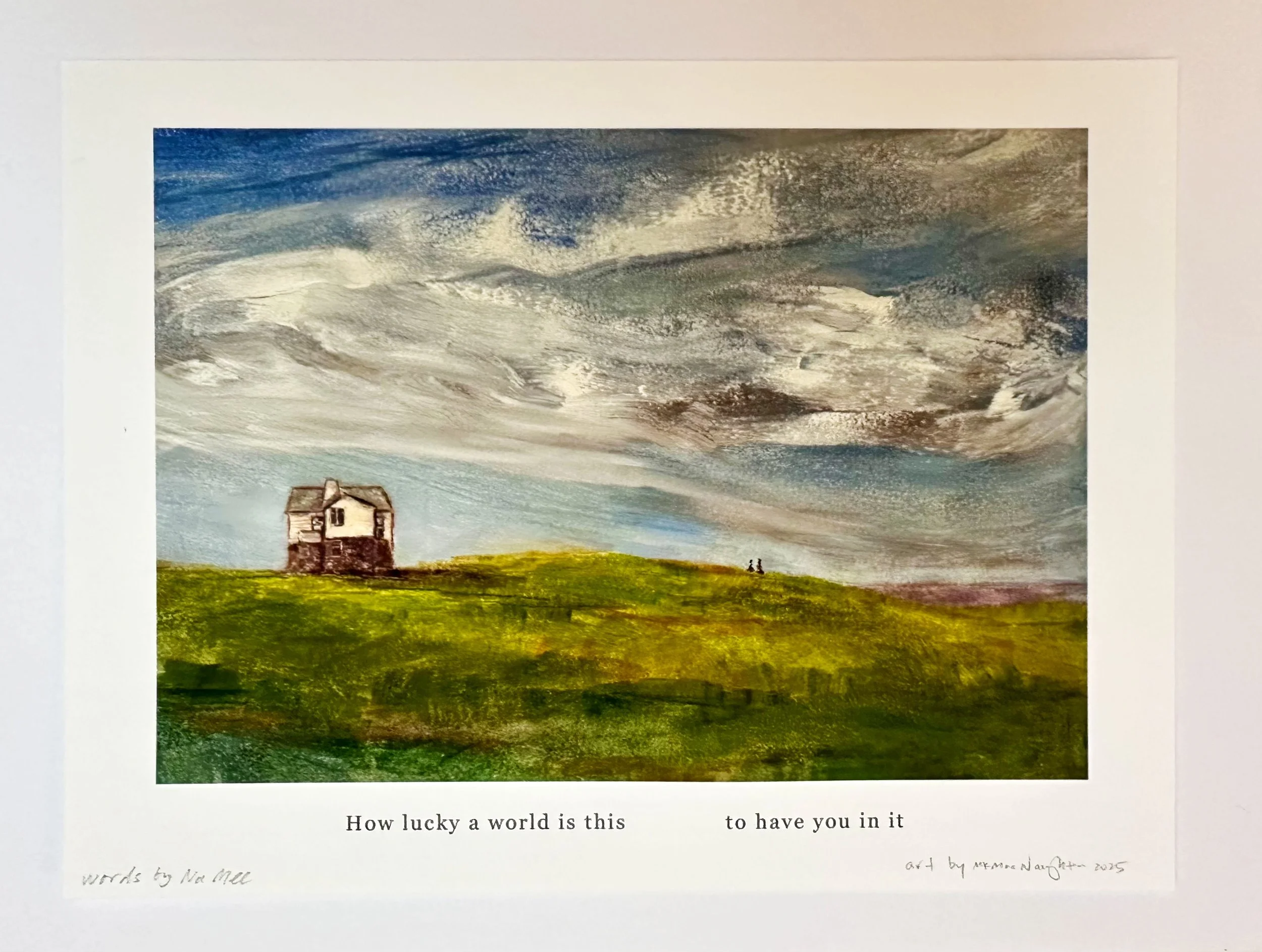 WISHES print: Lucky world