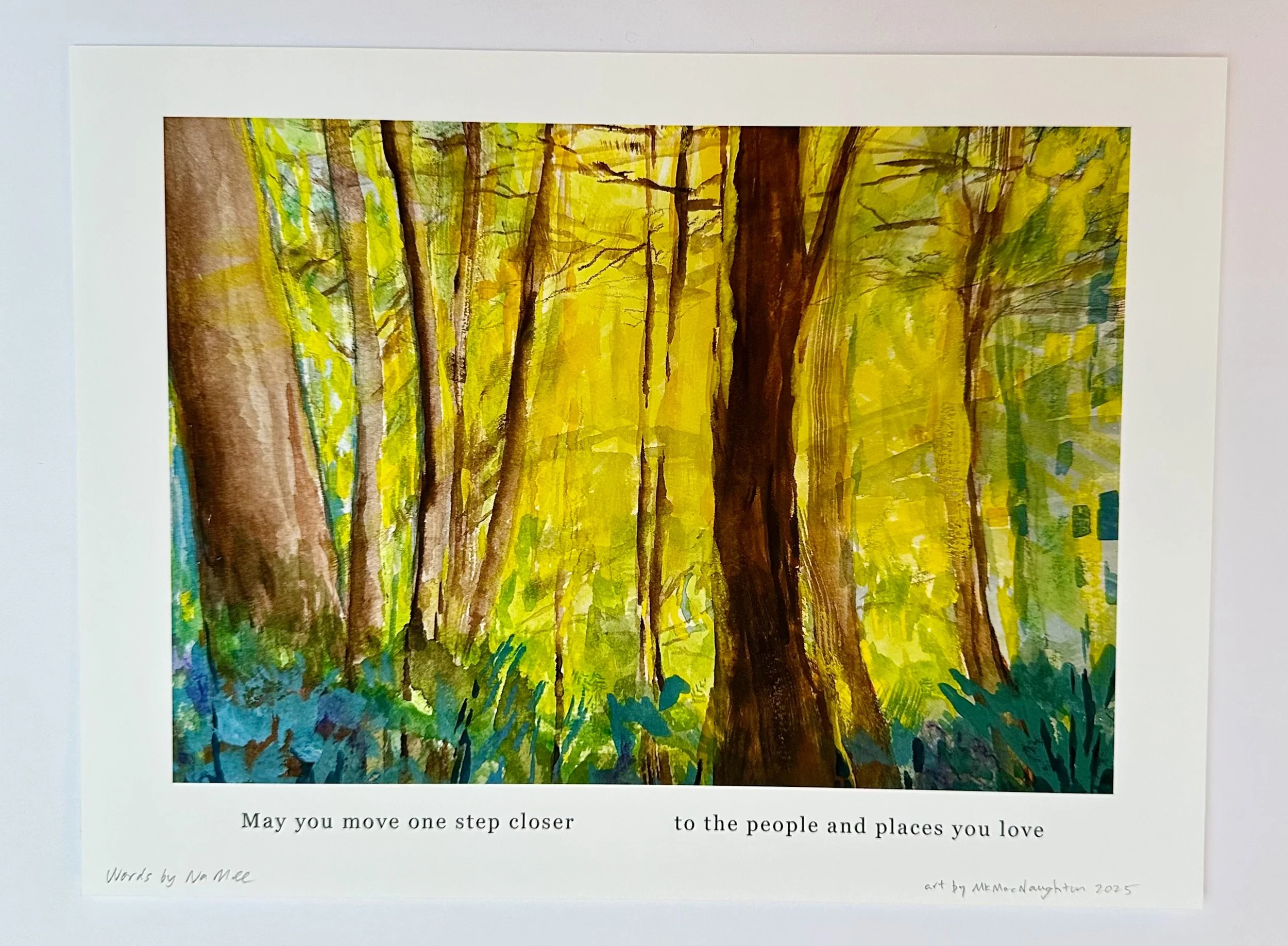 WISHES print: Step closer